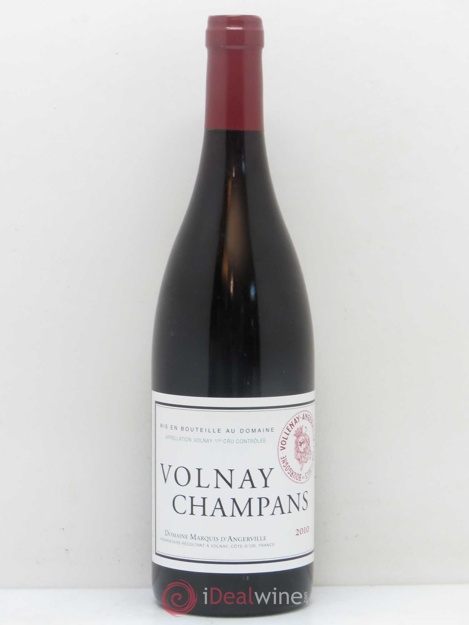 Volnay 1er Cru Champans Marquis d'Angerville (Domaine) 2010 - Lot de 1 bouteille - 0