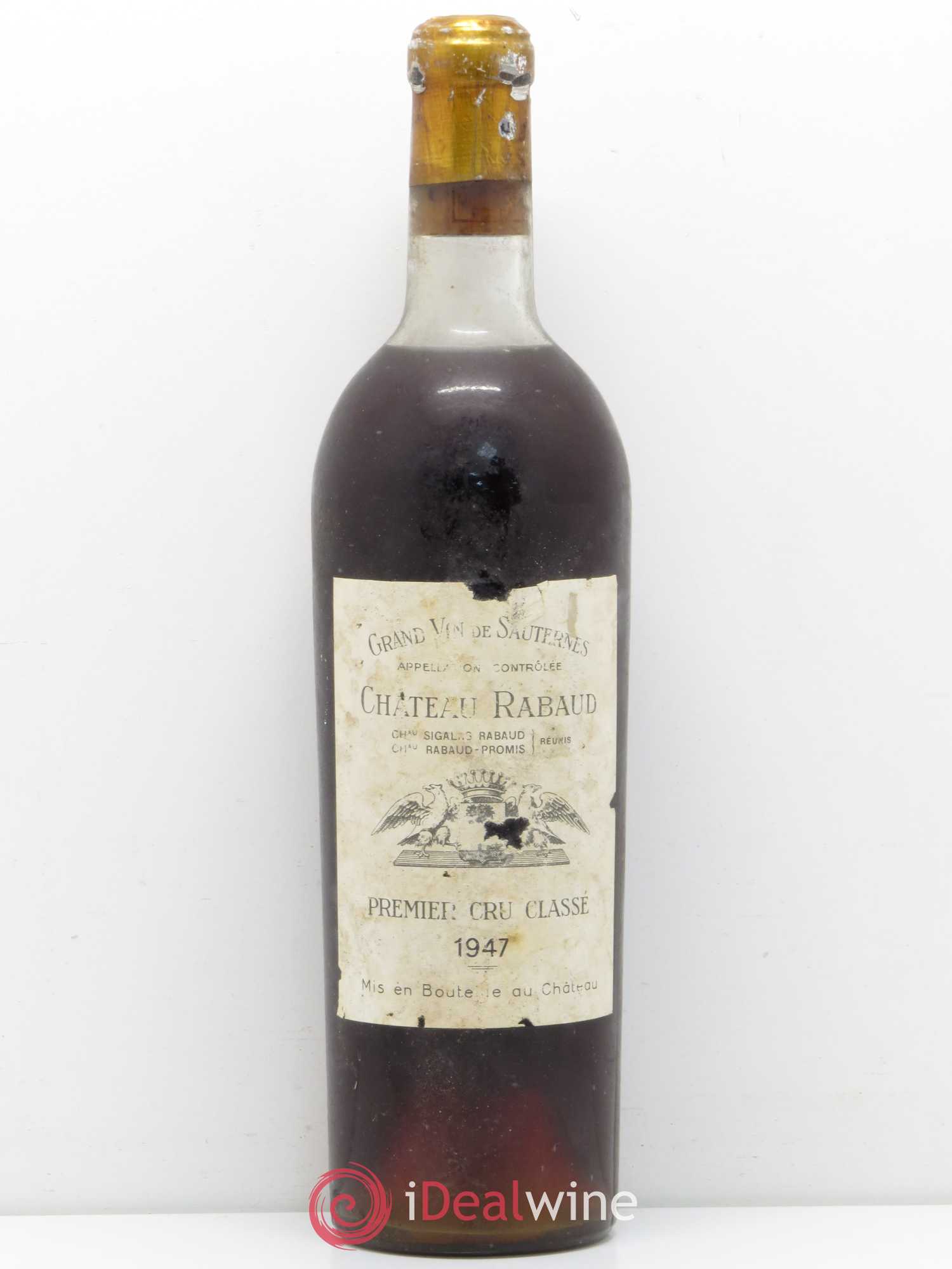 Château Rabaud Promis 1er Grand Cru Classé 1947 - Posten von 1 Flasche - 0