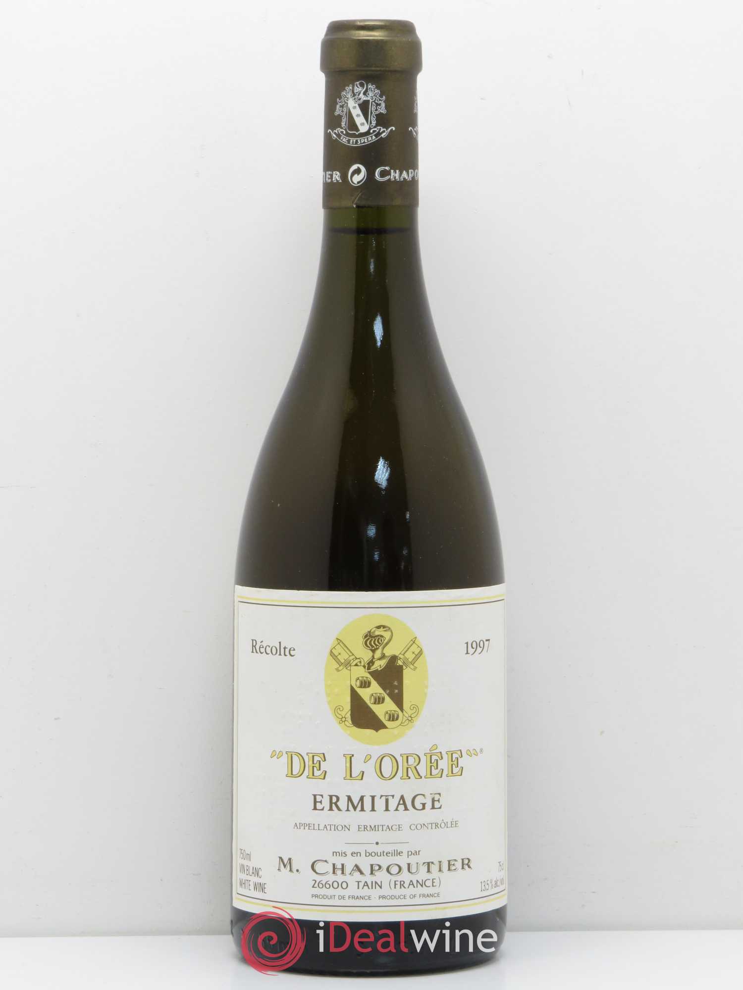 Hermitage Ermitage de l'Orée Chapoutier 1997 - Lot de 1 bouteille - 0