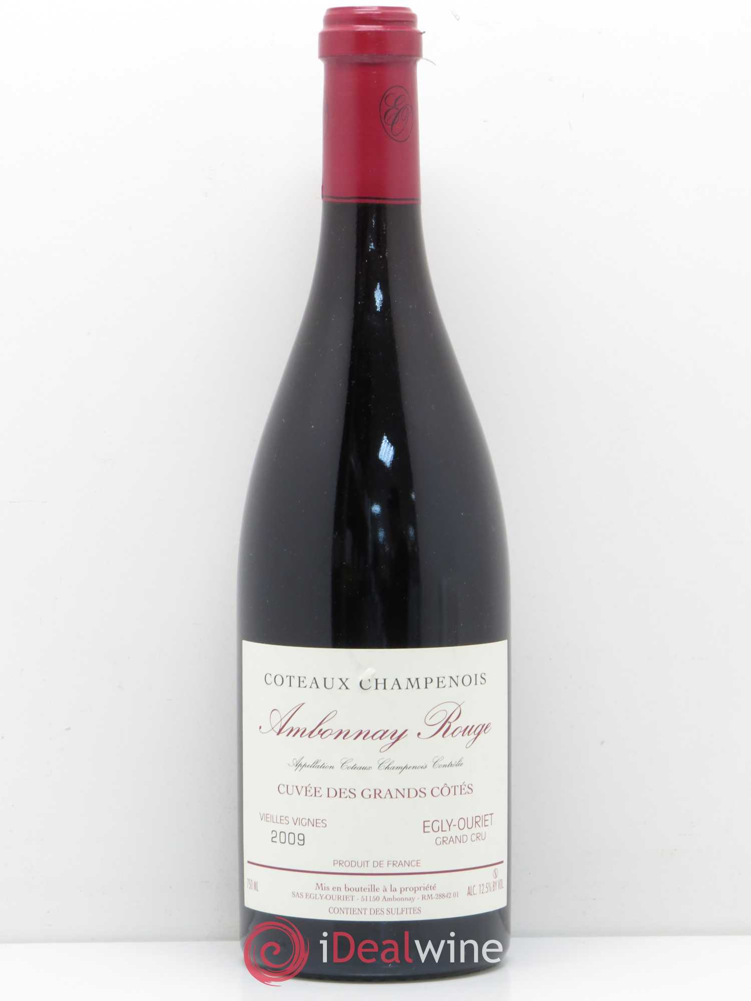 Ambonnay Cuvée des Grands Côtés VV Grand Cru Egly-Ouriet 2009 - Lot de 1 bouteille - 0