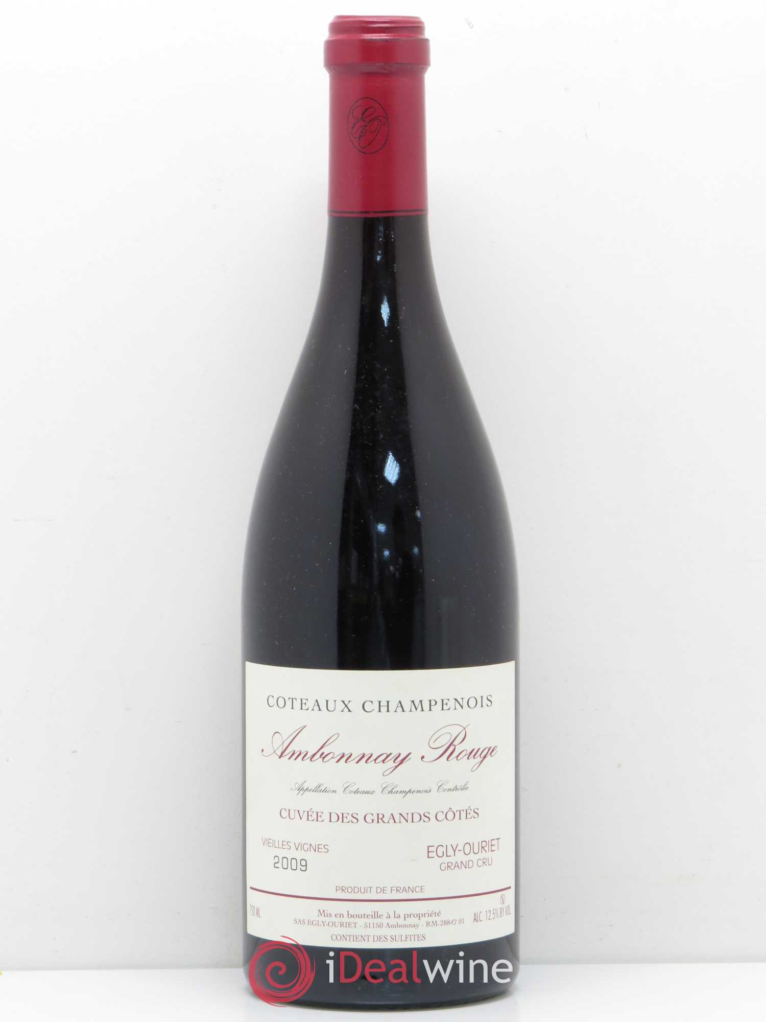 Ambonnay Cuvée des Grands Côtés VV Grand Cru Egly-Ouriet 2009 - Lot de 1 bouteille - 0
