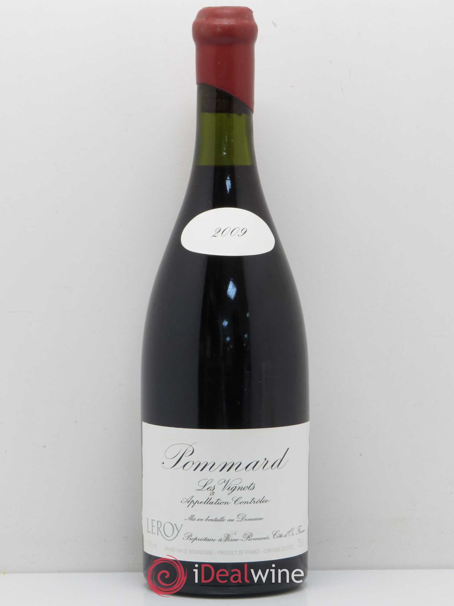 Pommard Les Vignots Leroy (Domaine) 2009 - Lot de 1 bouteille - 0