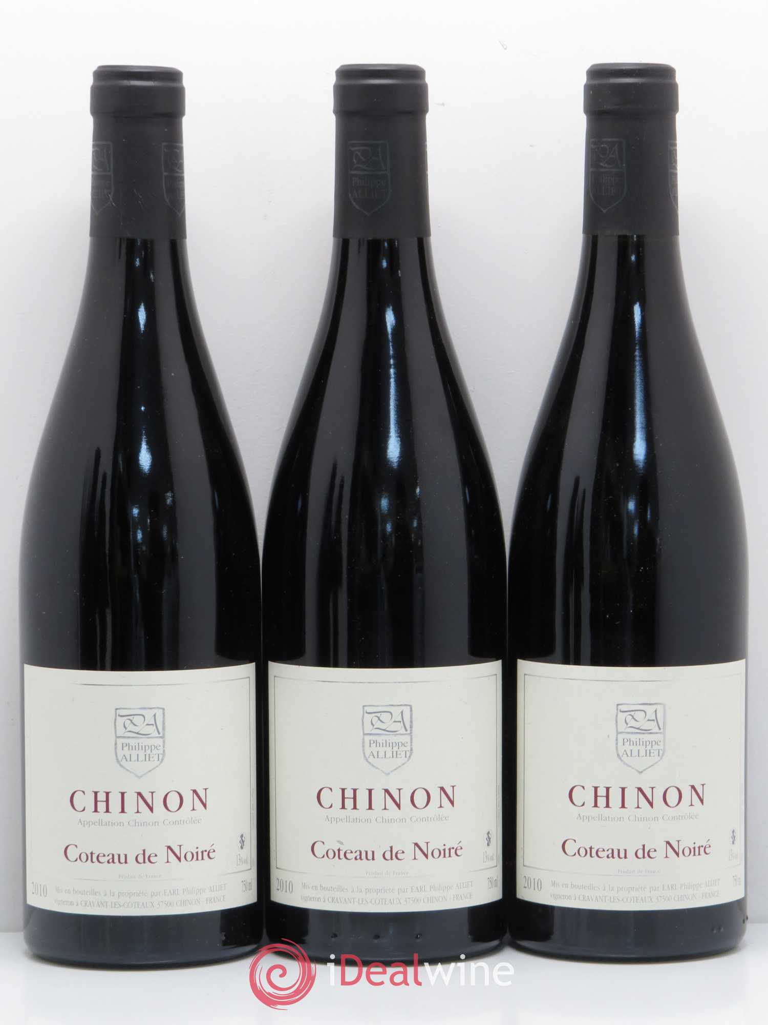 Chinon Coteau de Noiré Philippe Alliet 2010 - Lot de 5 bouteilles - 1