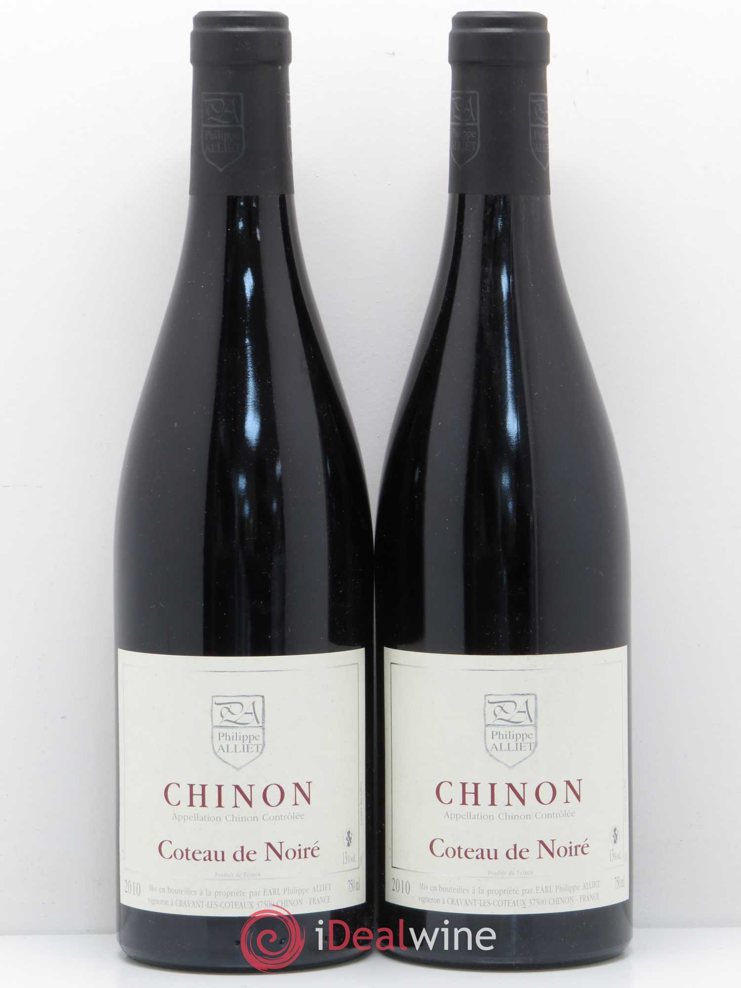 Chinon Coteau de Noiré Philippe Alliet 2010 - Lot de 5 bouteilles - 2