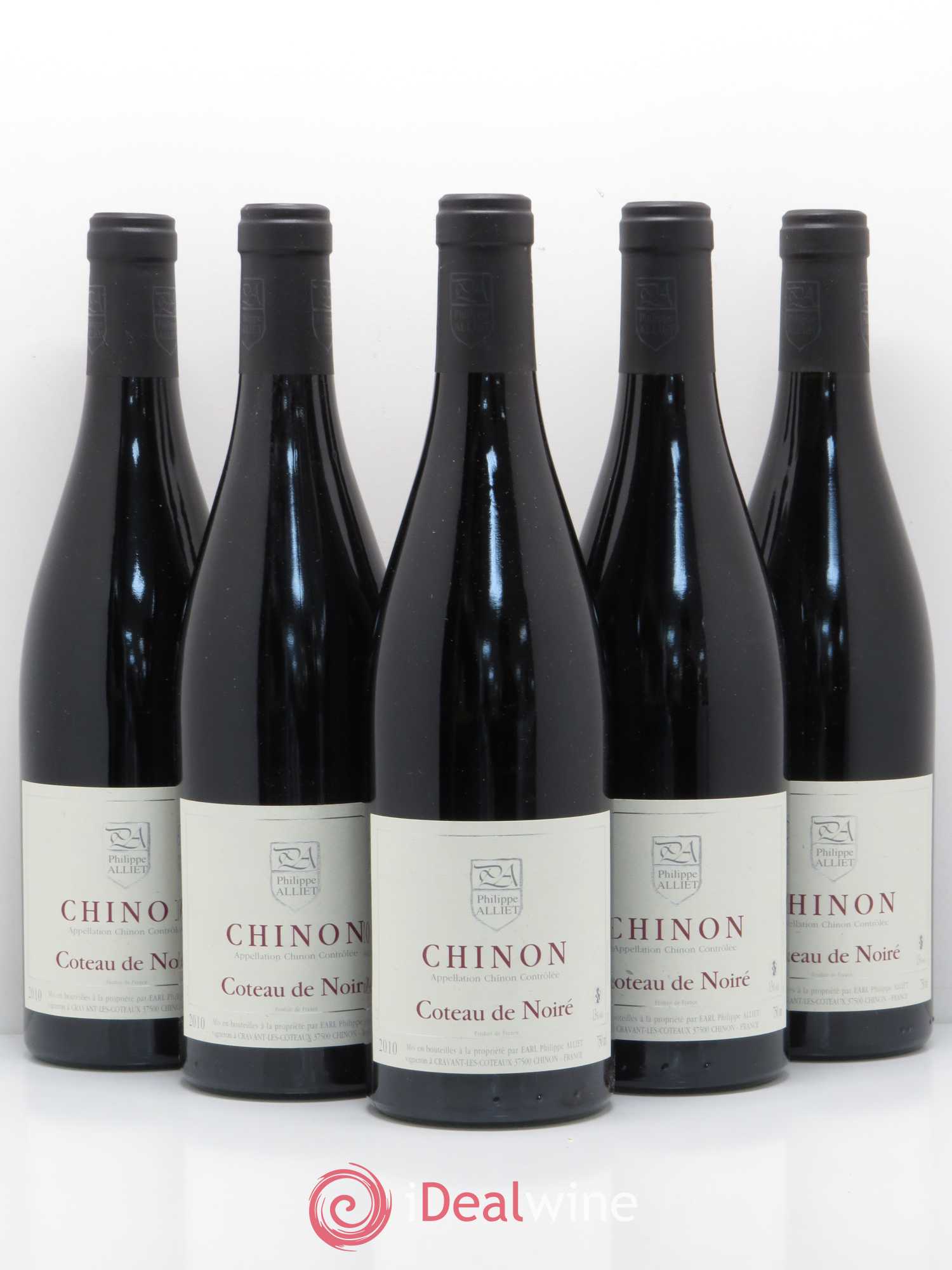Chinon Coteau de Noiré Philippe Alliet 2010 - Lot de 5 bouteilles - 0