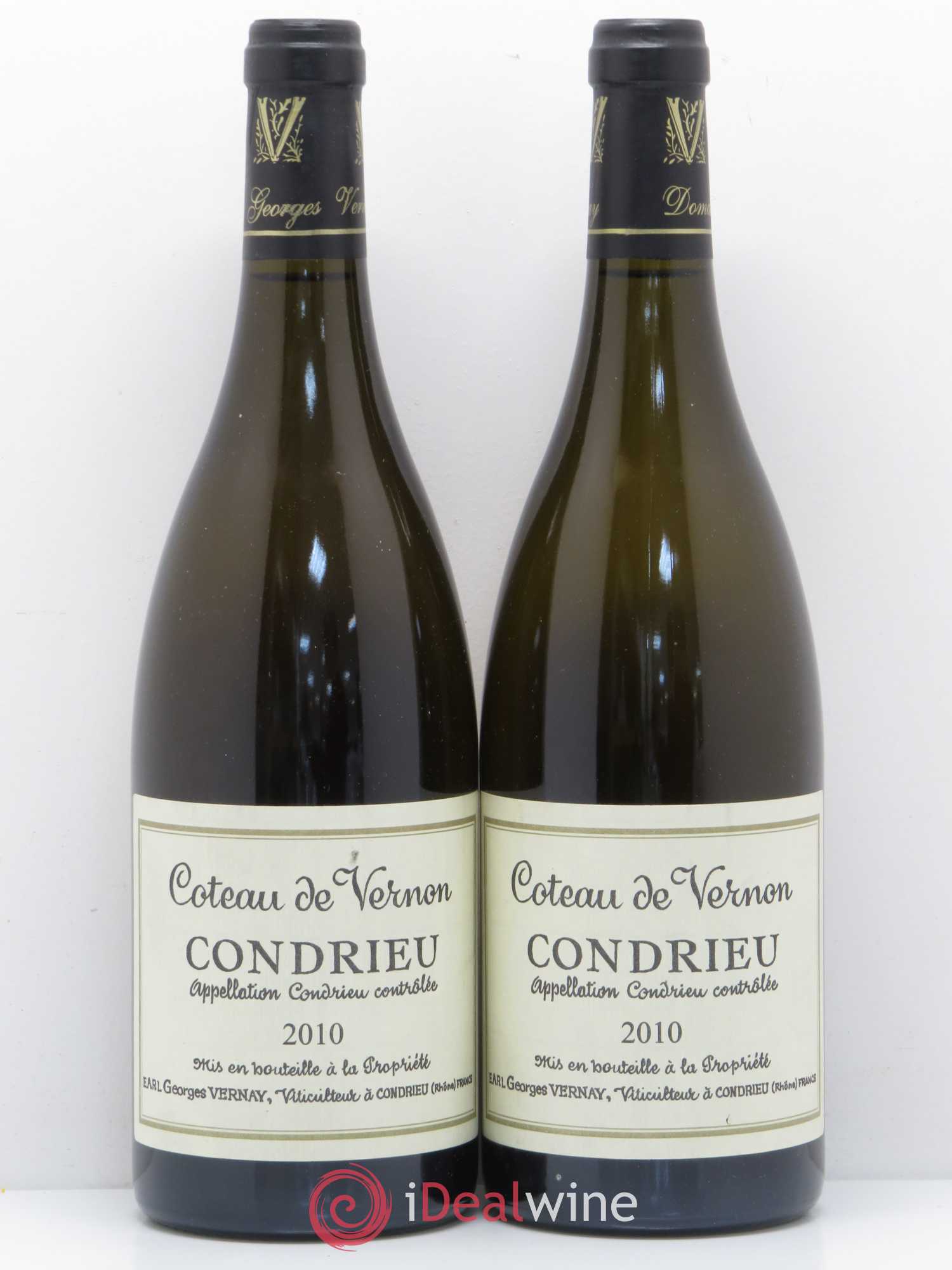 Condrieu Coteau de Vernon Georges Vernay 2010 - Lot de 2 bouteilles - 0