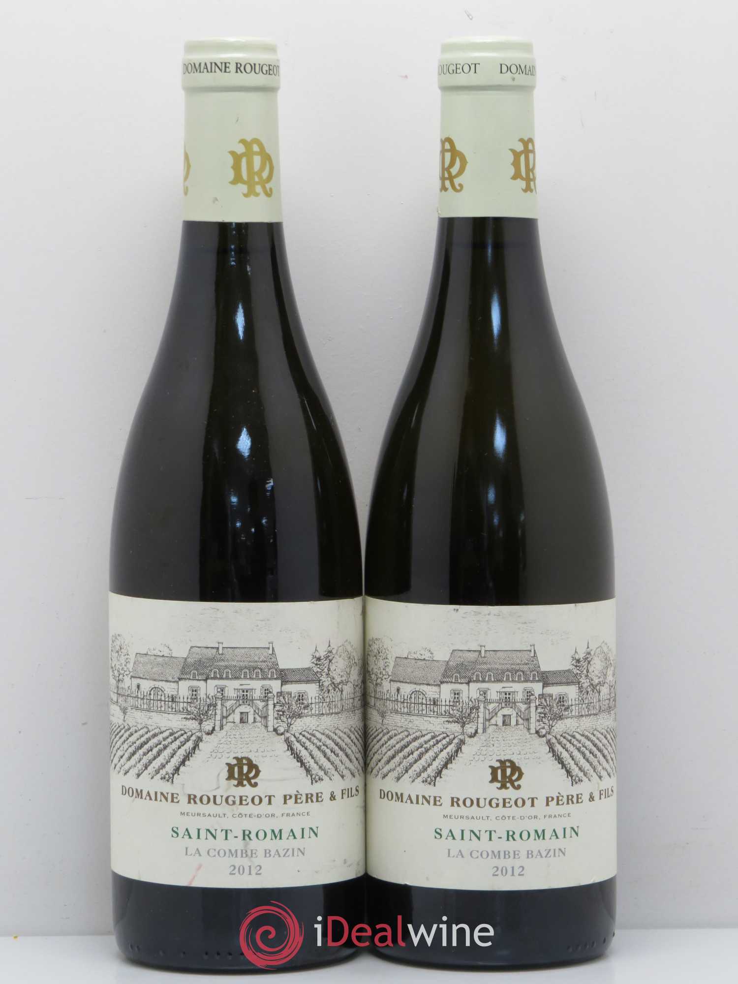 Saint-Romain La Combe Bazin Rougeot Père et fils (sans prix de réserve) 2012 - Posten von 2 Flaschen - 0
