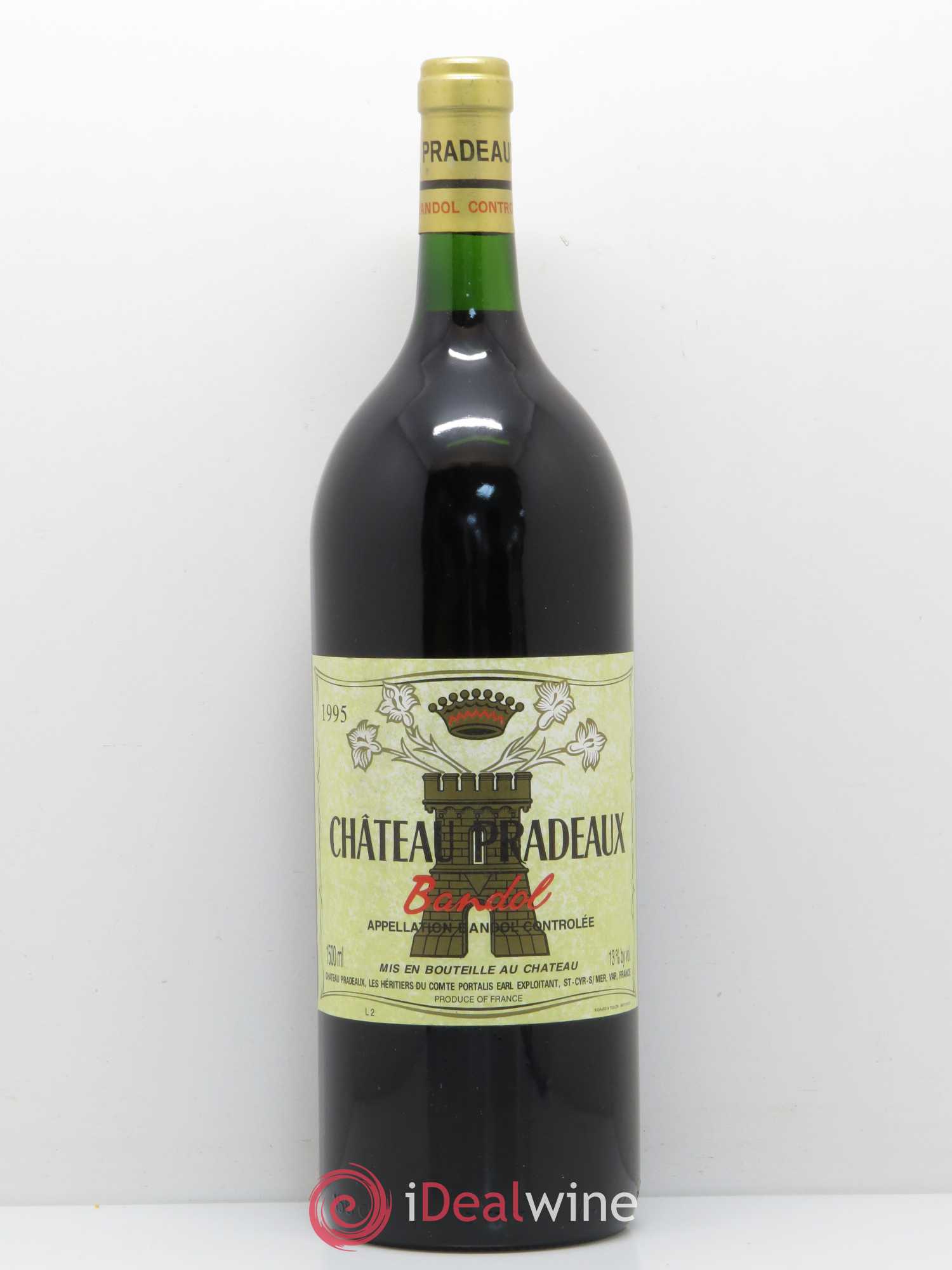 Bandol Château Pradeaux Famille Portalis 1995 - Lot de 1 magnum - 0