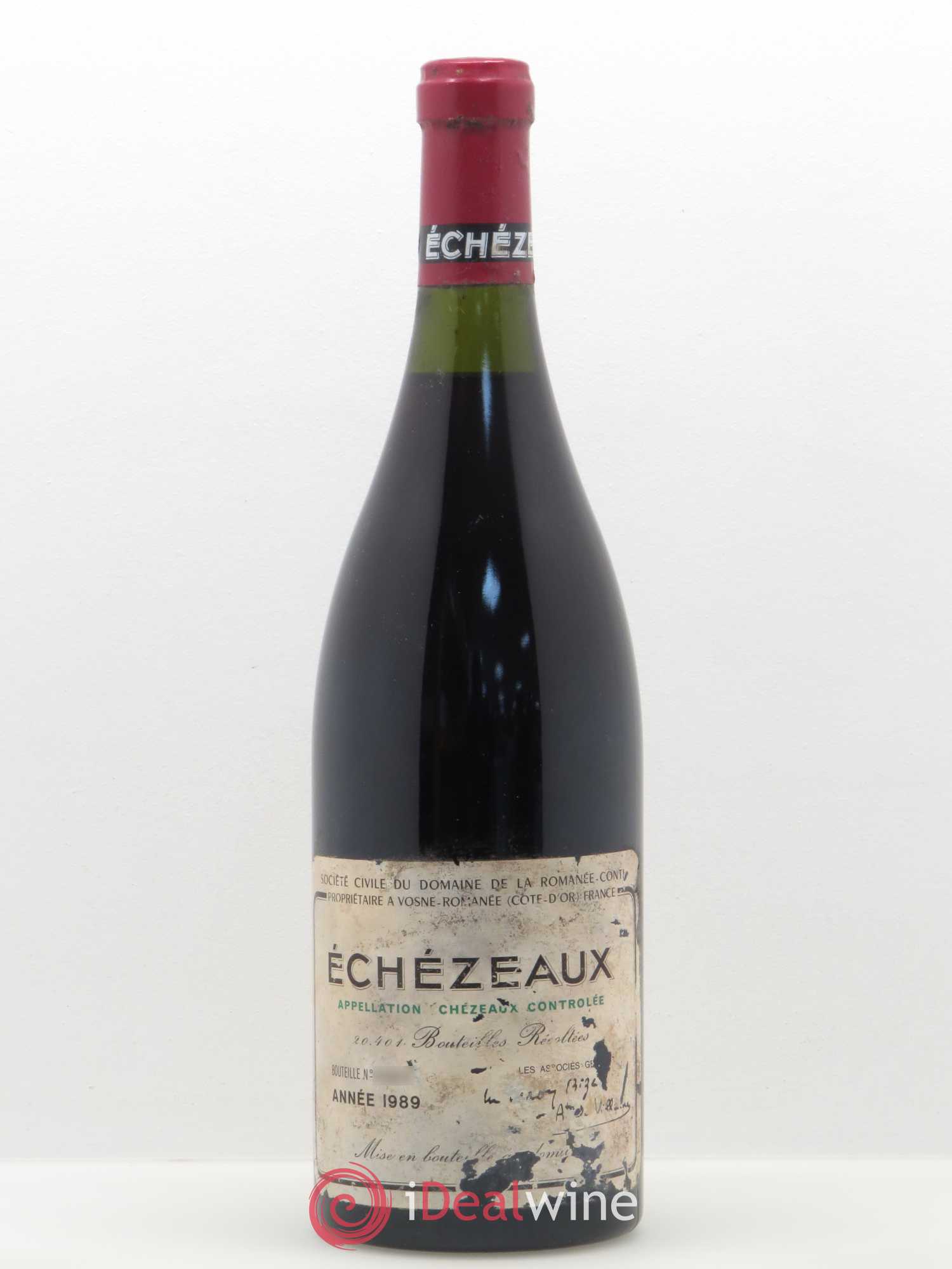 Echezeaux Grand Cru Domaine de la Romanée-Conti 1989 - Lot de 1 bouteille - 0