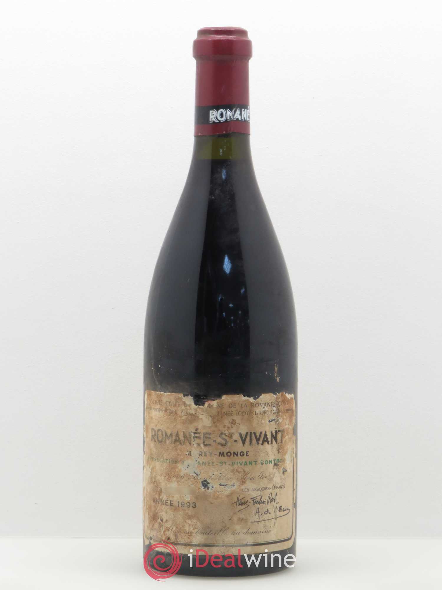 Romanée-Saint-Vivant Grand Cru Domaine de la Romanée-Conti 1993 - Lot de 1 bouteille - 0