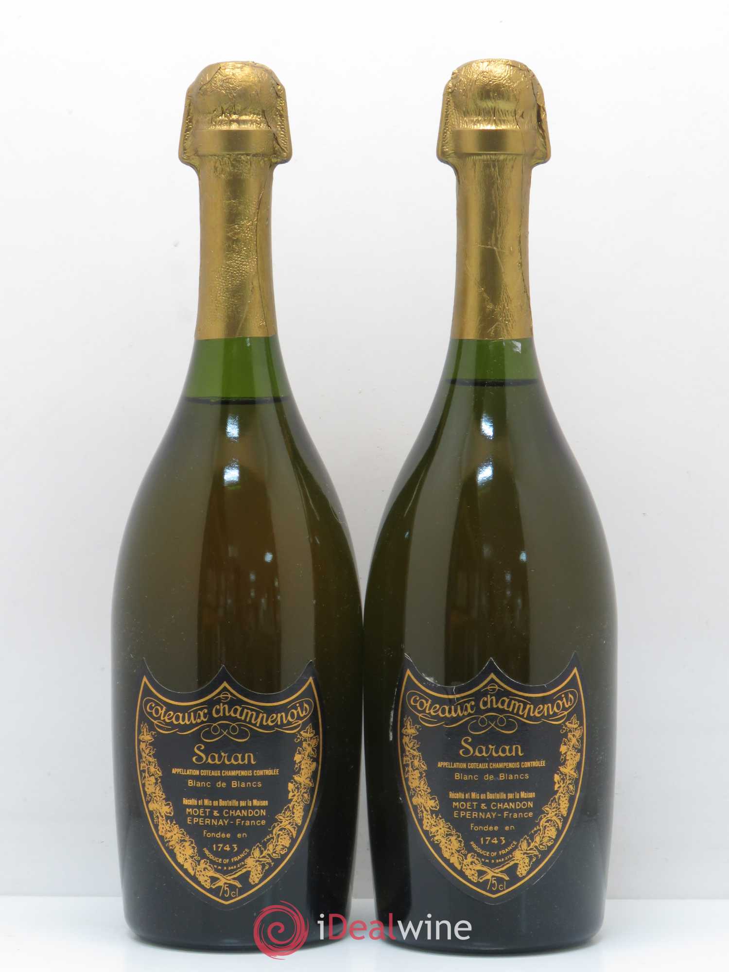 Saran Blanc de Blancs Moët et Chandon - Lot de 2 bouteilles - 0
