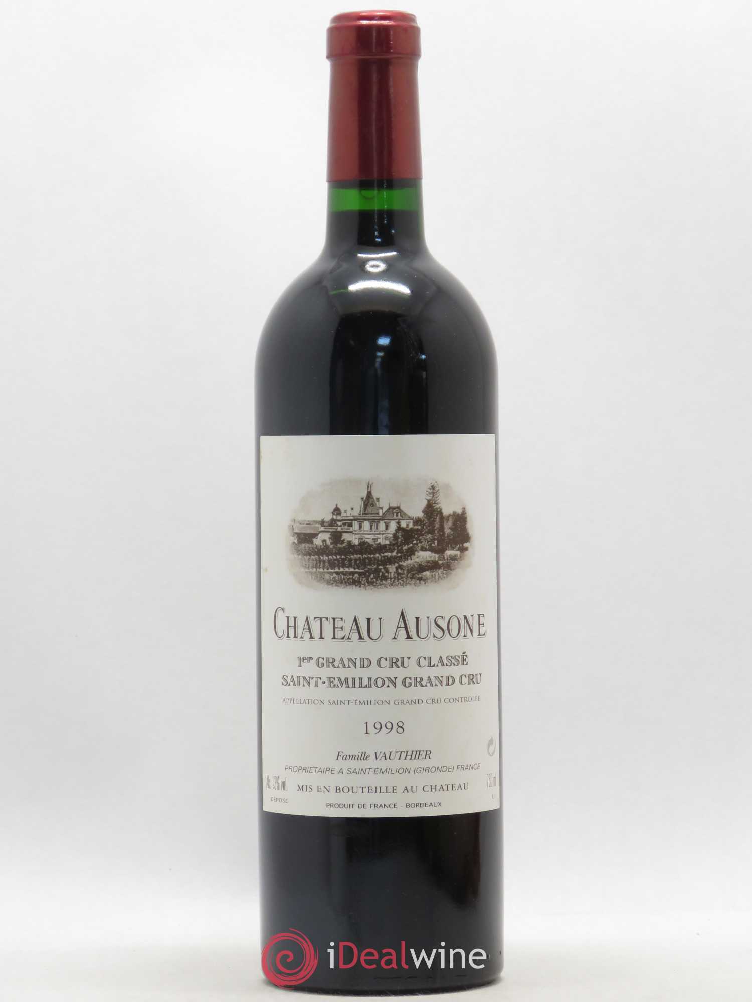 Château Ausone 1er Grand Cru Classé A 1998 - Lot de 1 bouteille - 0