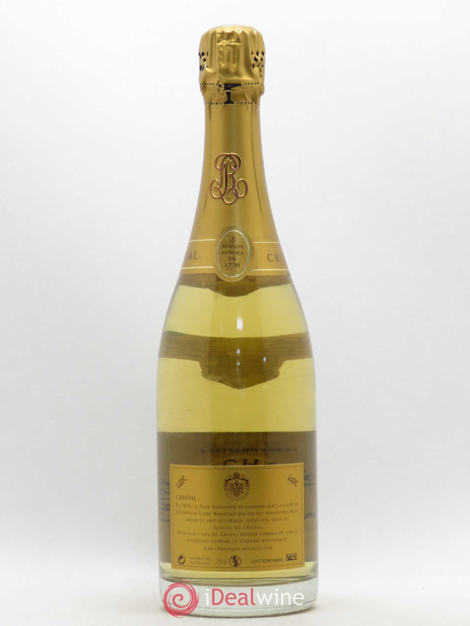 Cristal Louis Roederer 2002 - Lot de 1 bouteille - 1