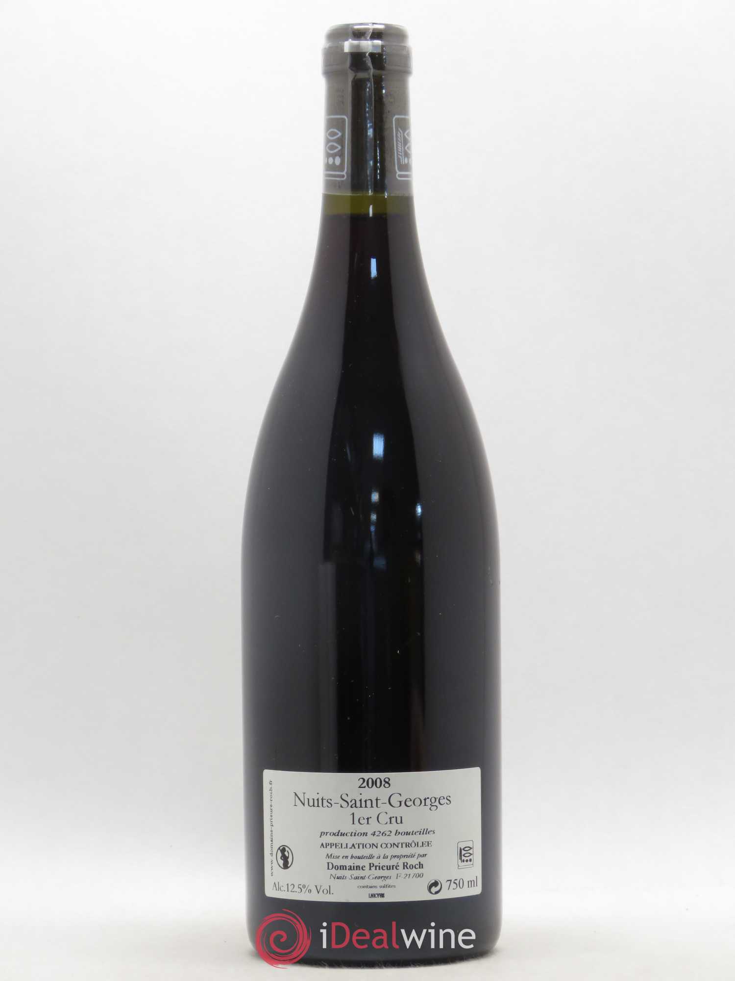Nuits-Saint-Georges 1er Cru Prieuré Roch Vieilles vignes 2008 - Posten von 1 Flasche - 1