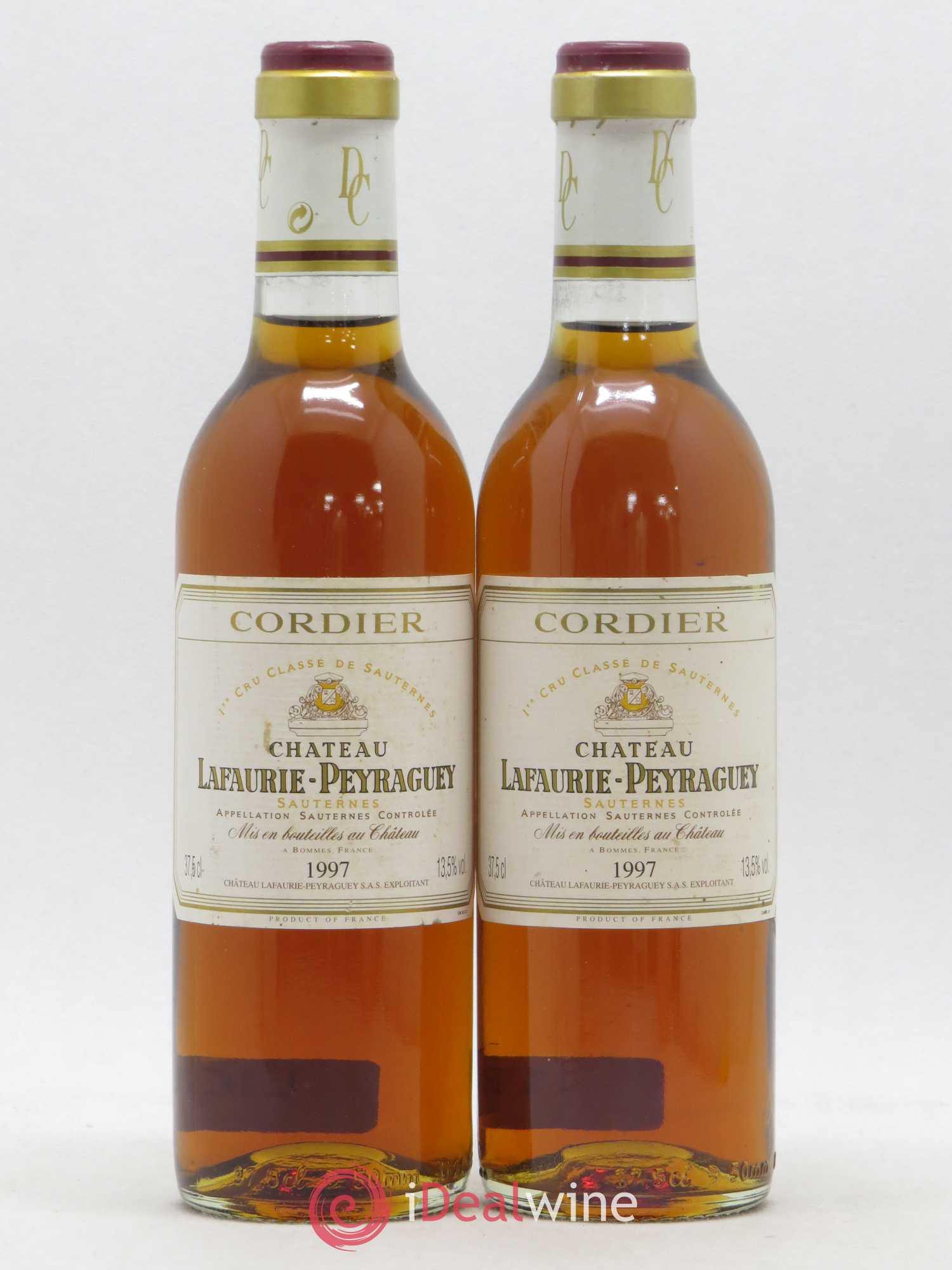 Château Lafaurie-Peyraguey 1er Grand Cru Classé (senza prezzo di riserva) 1997 - Lotto di 2 mezze bottiglie - 0