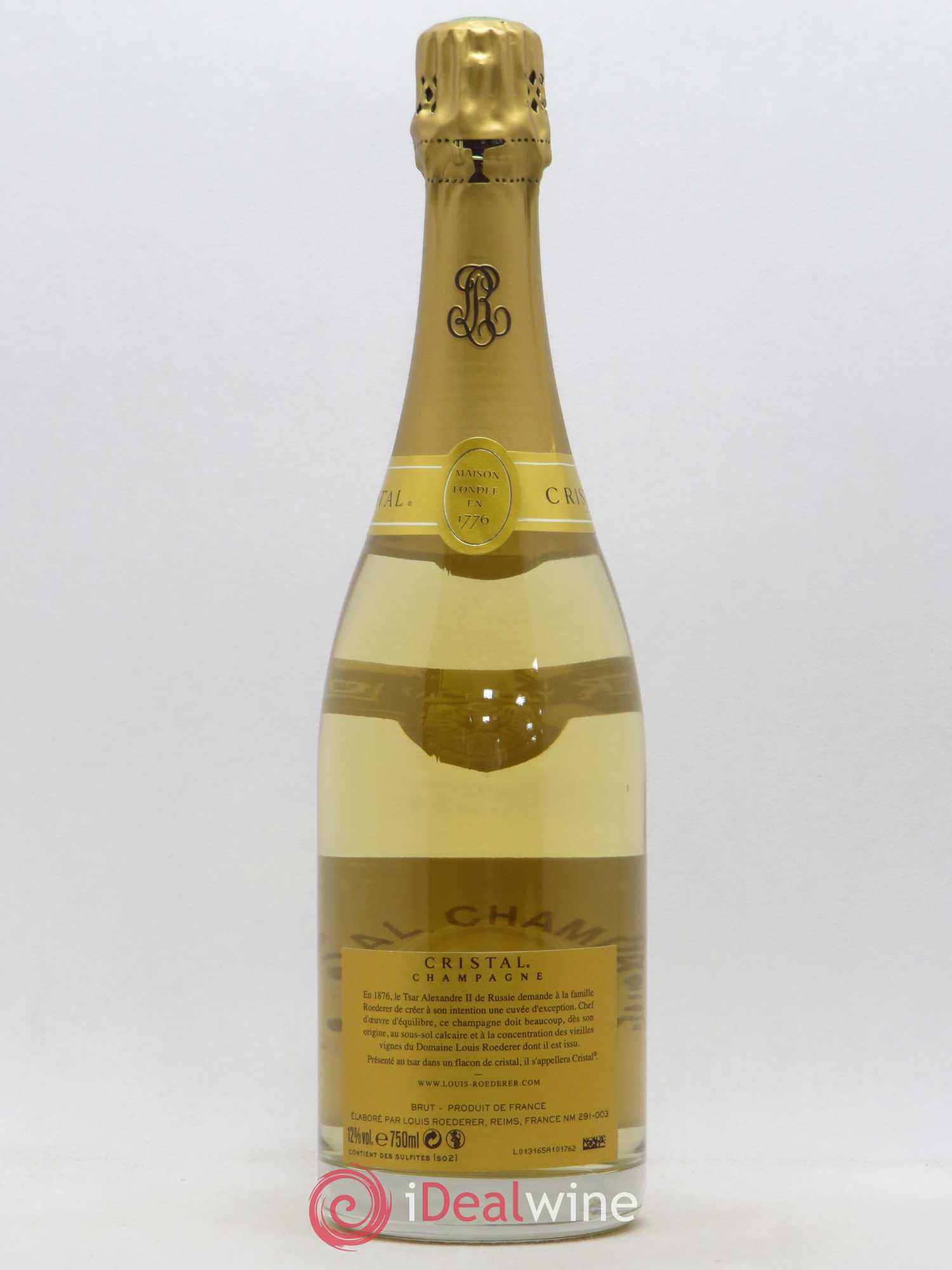Cristal Louis Roederer 2008 - Lot de 1 bouteille - 1