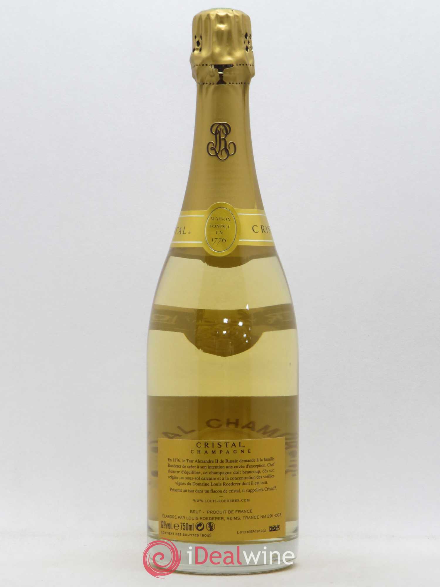 Cristal Louis Roederer 2008 - Lot de 1 bouteille - 1
