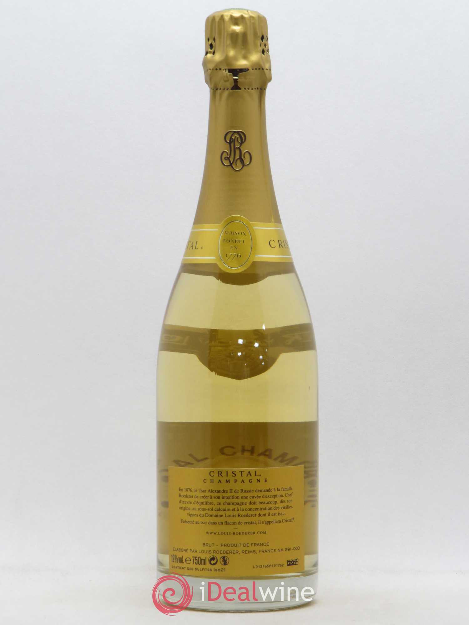 Cristal Louis Roederer 2008 - Lot de 1 bouteille - 1