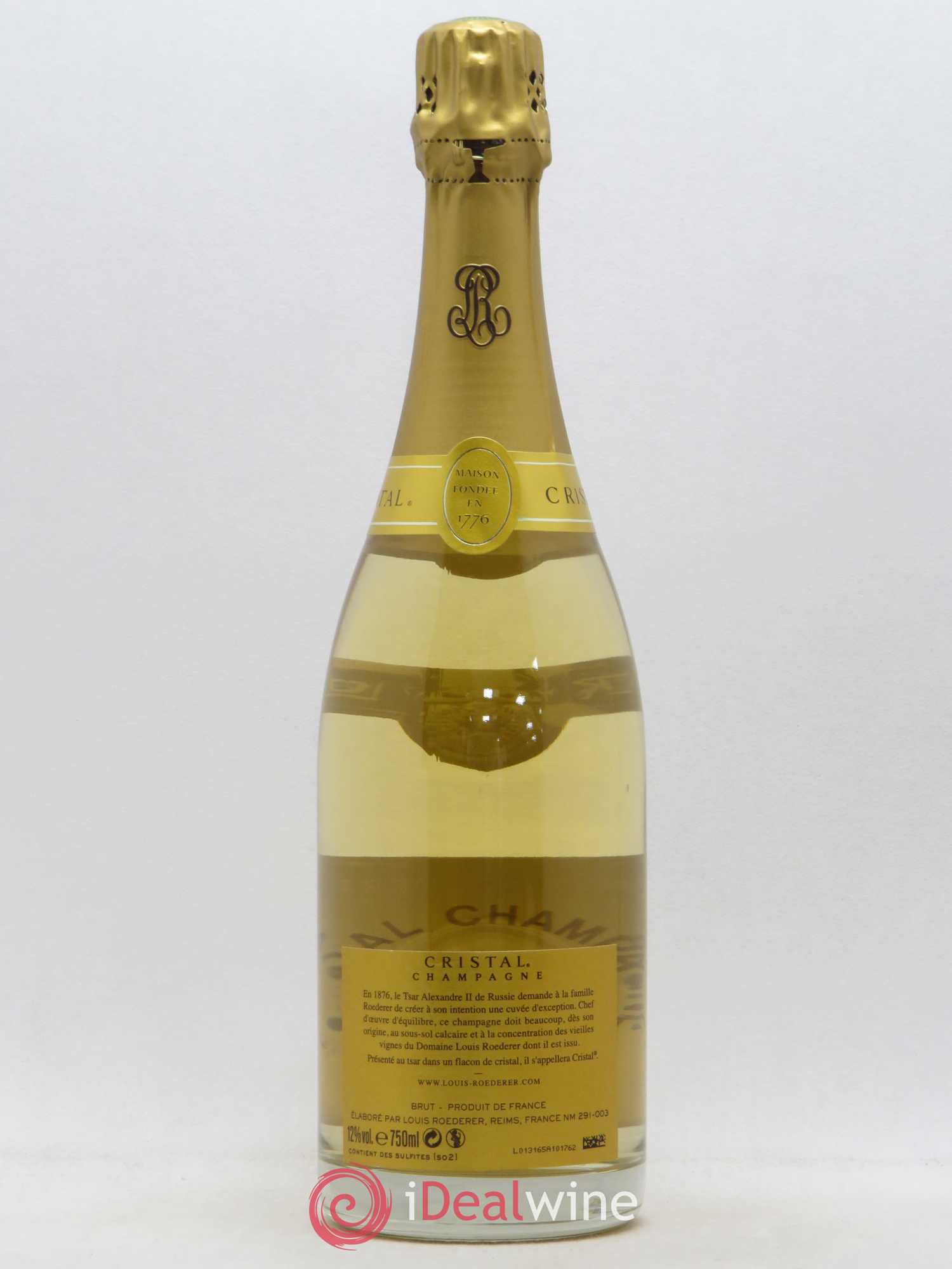 Cristal Louis Roederer 2008 - Lot de 1 bouteille - 1