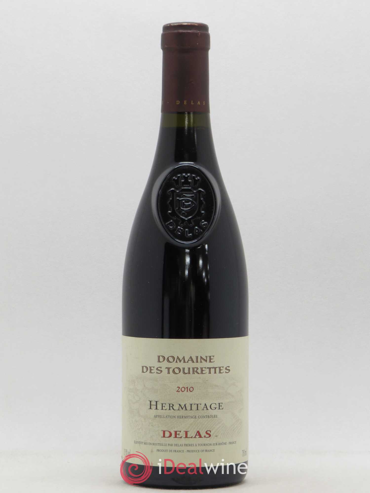 Hermitage Domaine des Tourettes Delas Frères (sans prix de réserve) 2010 - Lot de 1 bouteille - 0