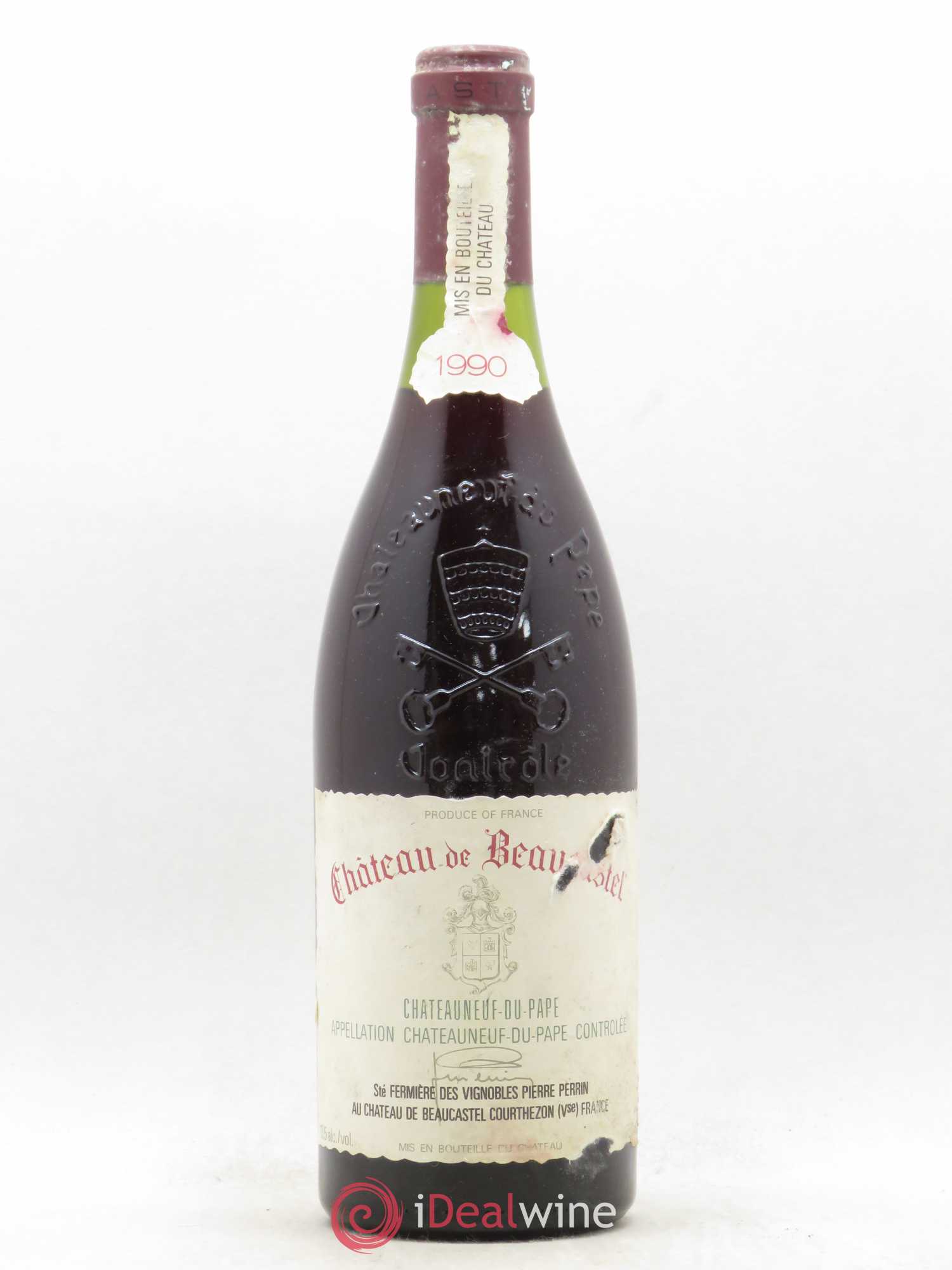 Châteauneuf-du-Pape Château de Beaucastel Famille Perrin 1990 - Lot de 1 bouteille - 0
