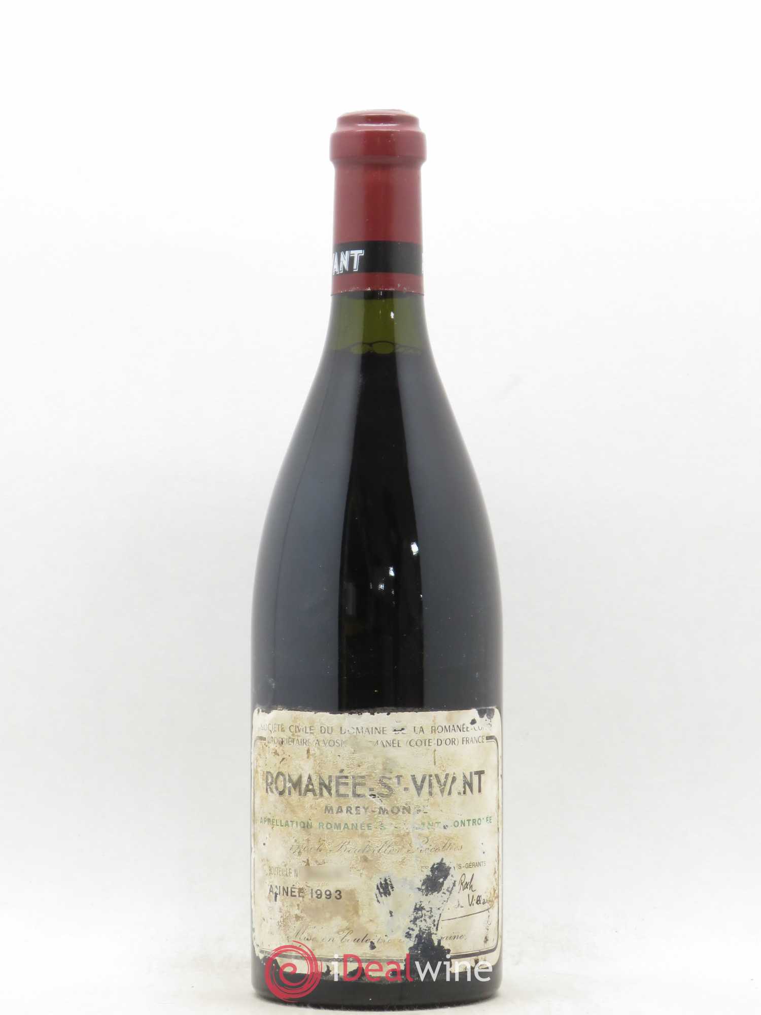 Romanée-Saint-Vivant Grand Cru Domaine de la Romanée-Conti 1993 - Lot de 1 bouteille - 0
