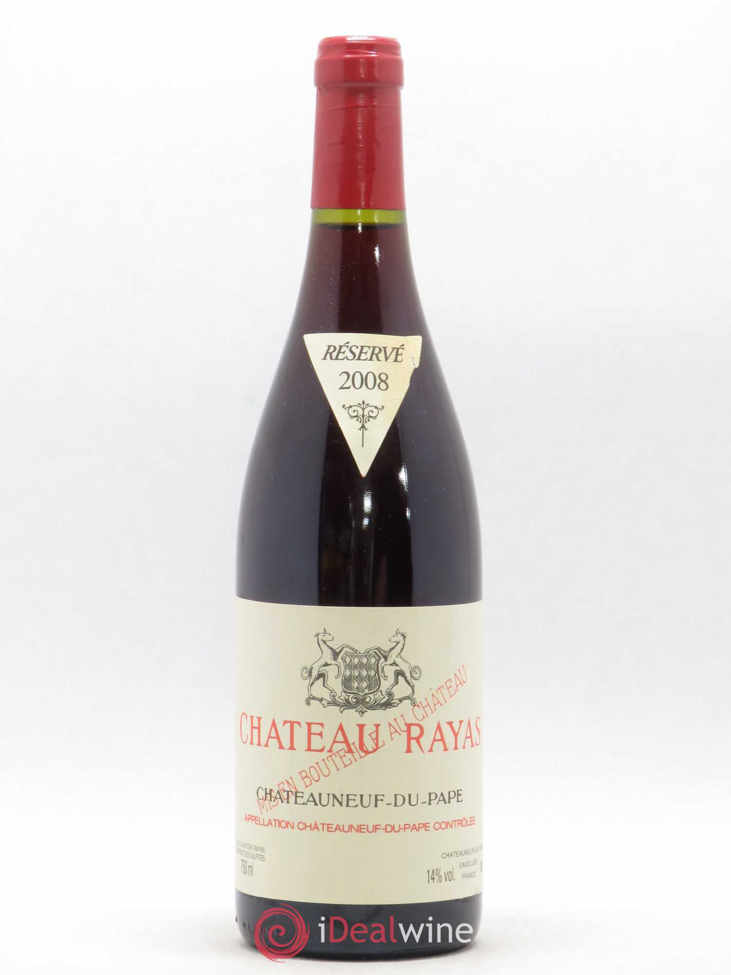 Châteauneuf-du-Pape Château Rayas Emmanuel Reynaud 2008 - Lot de 1 bouteille - 0