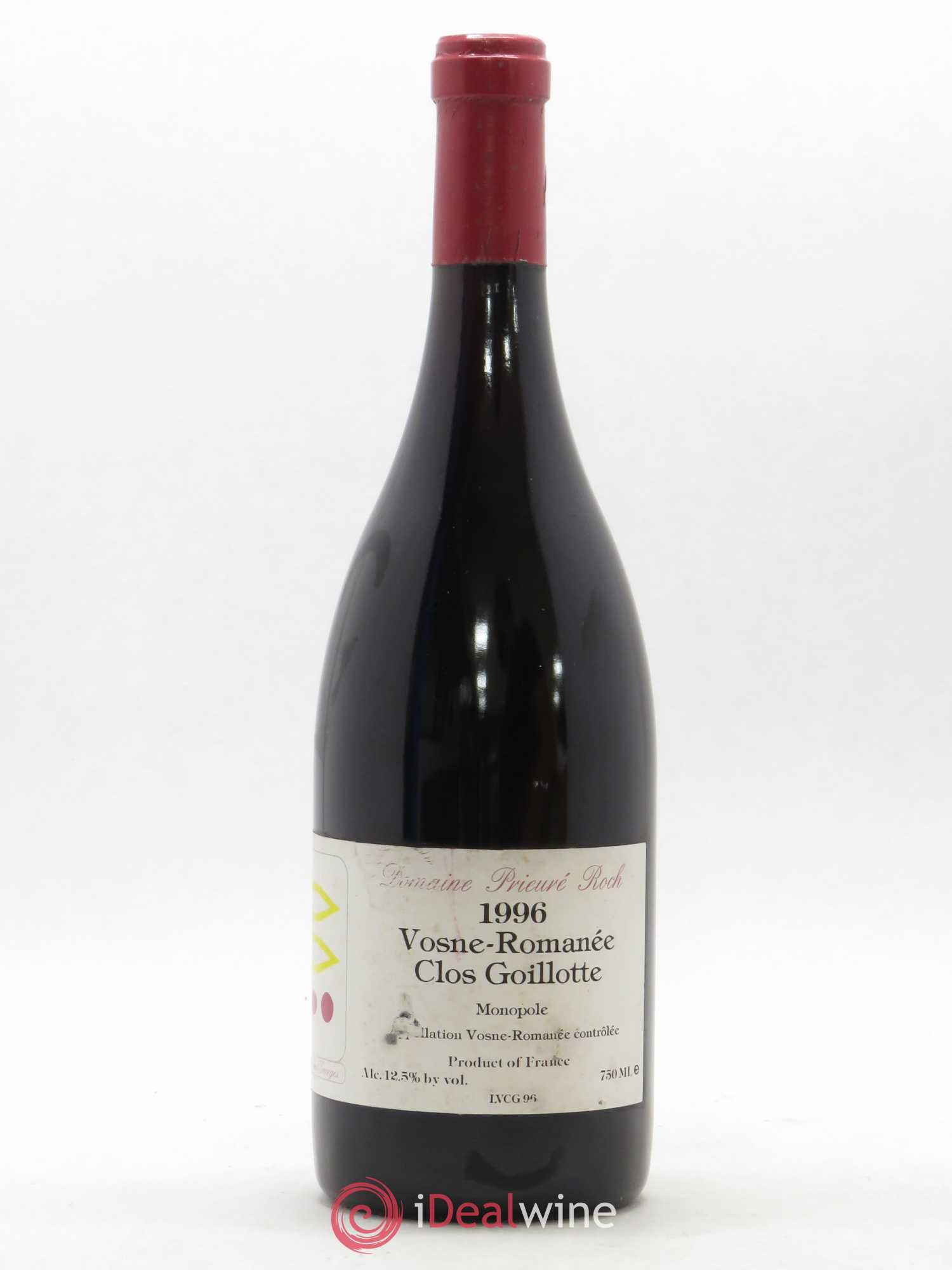 Vosne-Romanée Le Clos Goillotte Prieuré Roch 1996 - Lot de 1 bouteille - 0