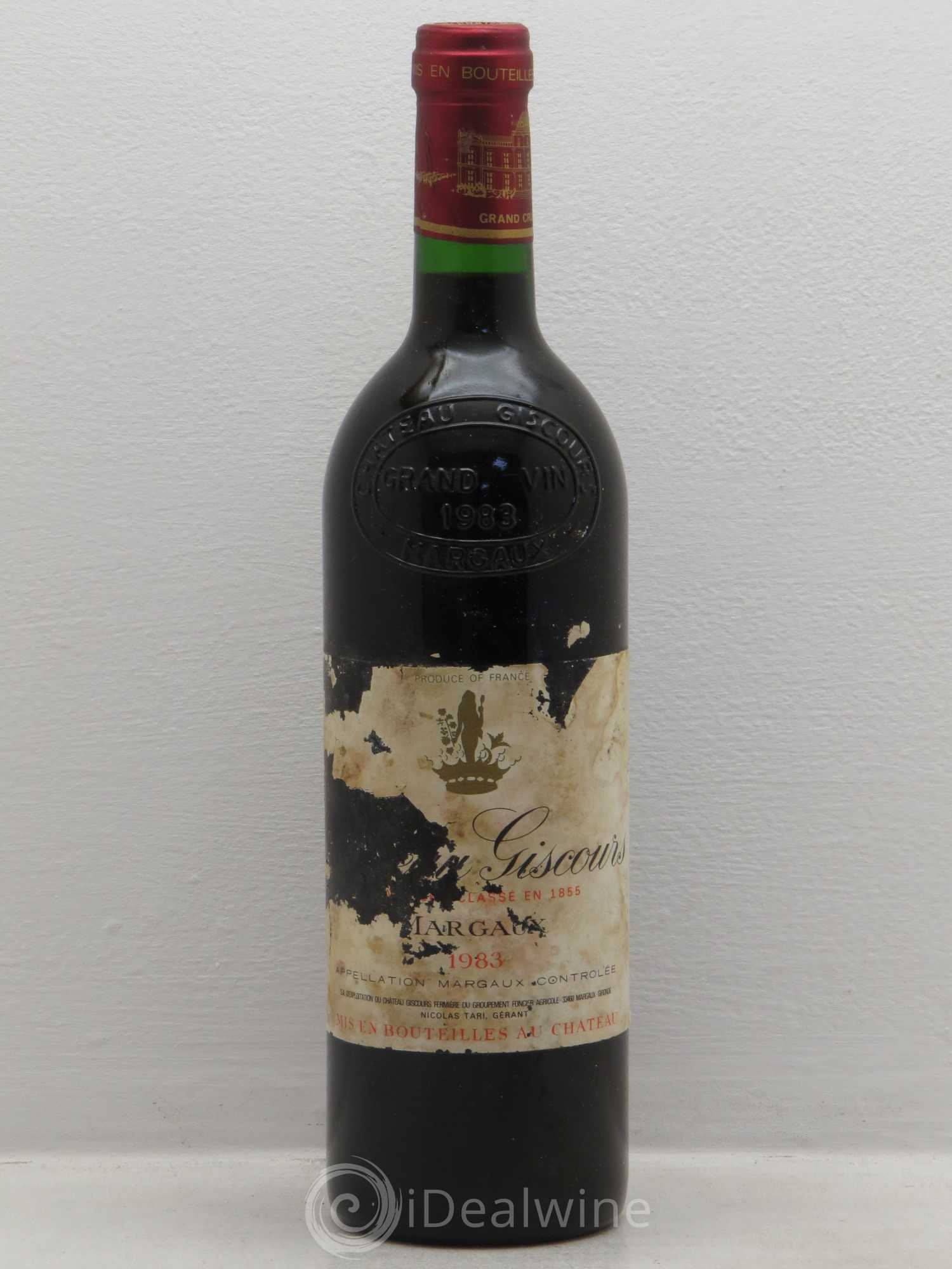 Château Giscours 3ème Grand Cru Classé 1983 - Lot de 1 bouteille - 0