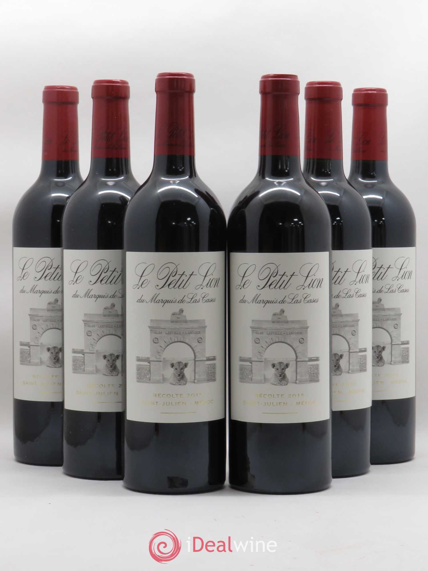 Le Petit Lion du Marquis de Las Cases Second Vin 2015 - Lot de 6 bouteilles - 0