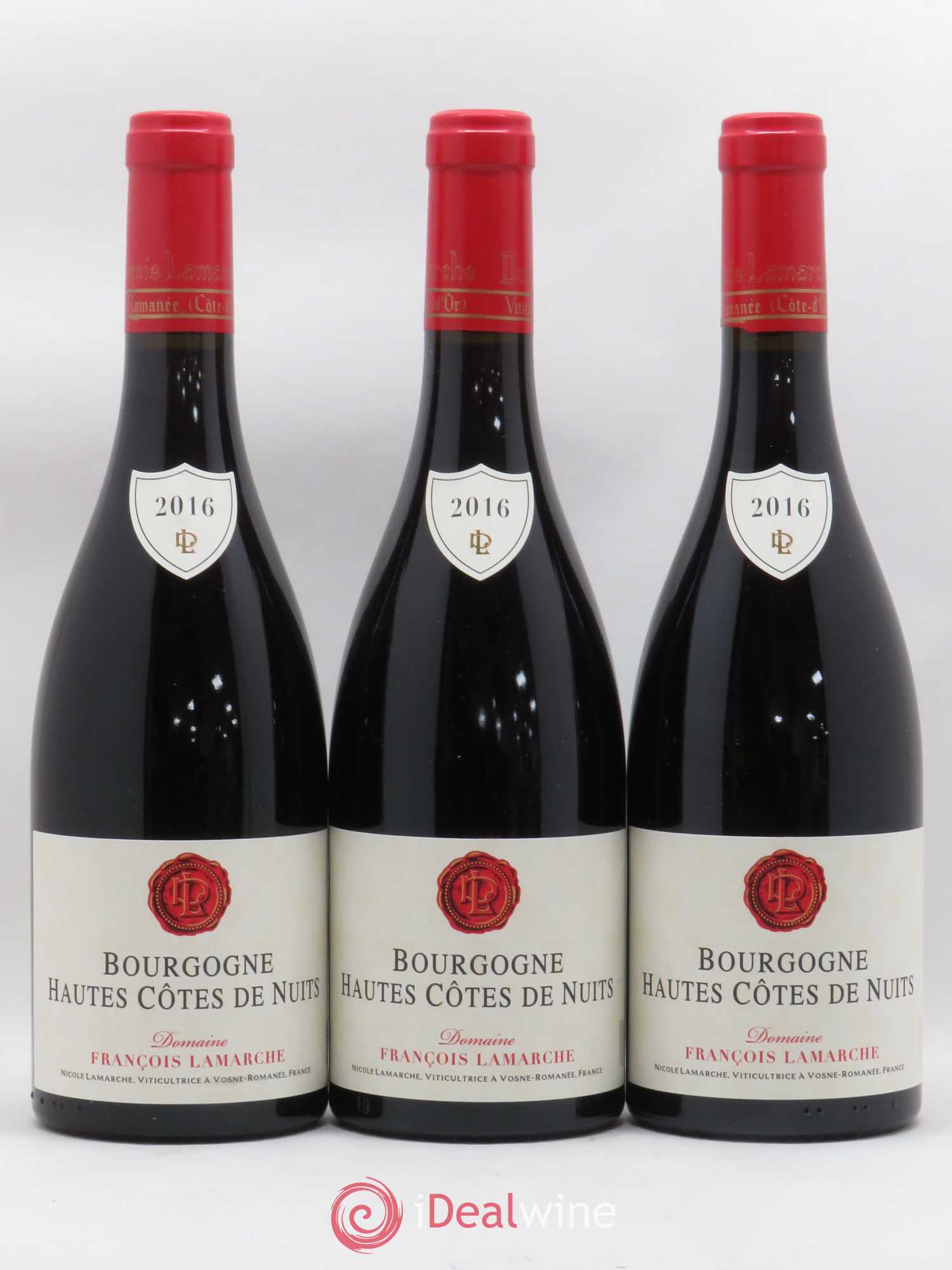 Hautes-Côtes de Nuits Lamarche (Domaine) 2016 - Lot de 3 bouteilles - 0