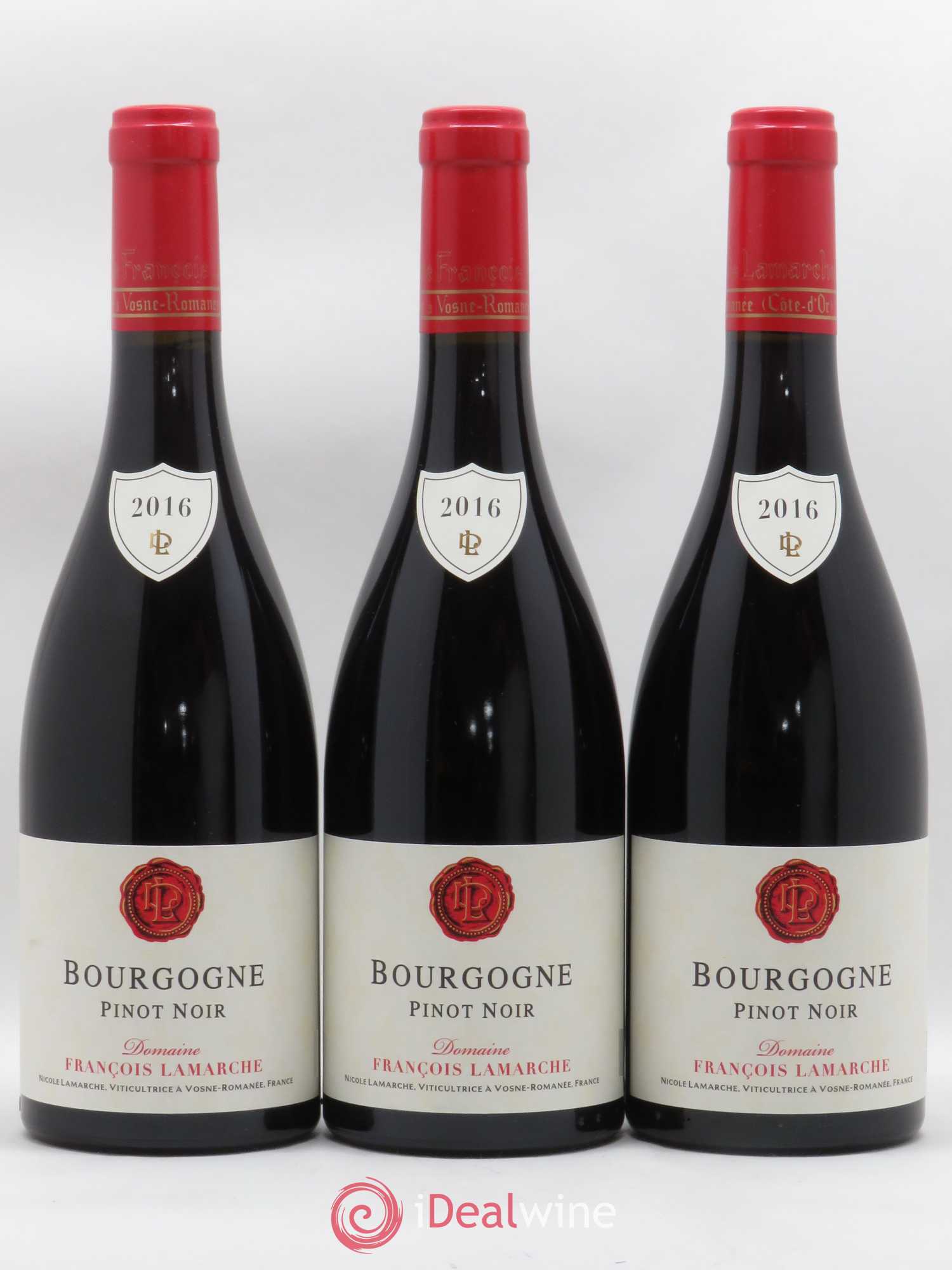 Bourgogne Lamarche (Domaine) 2016 - Lot de 3 bouteilles - 0