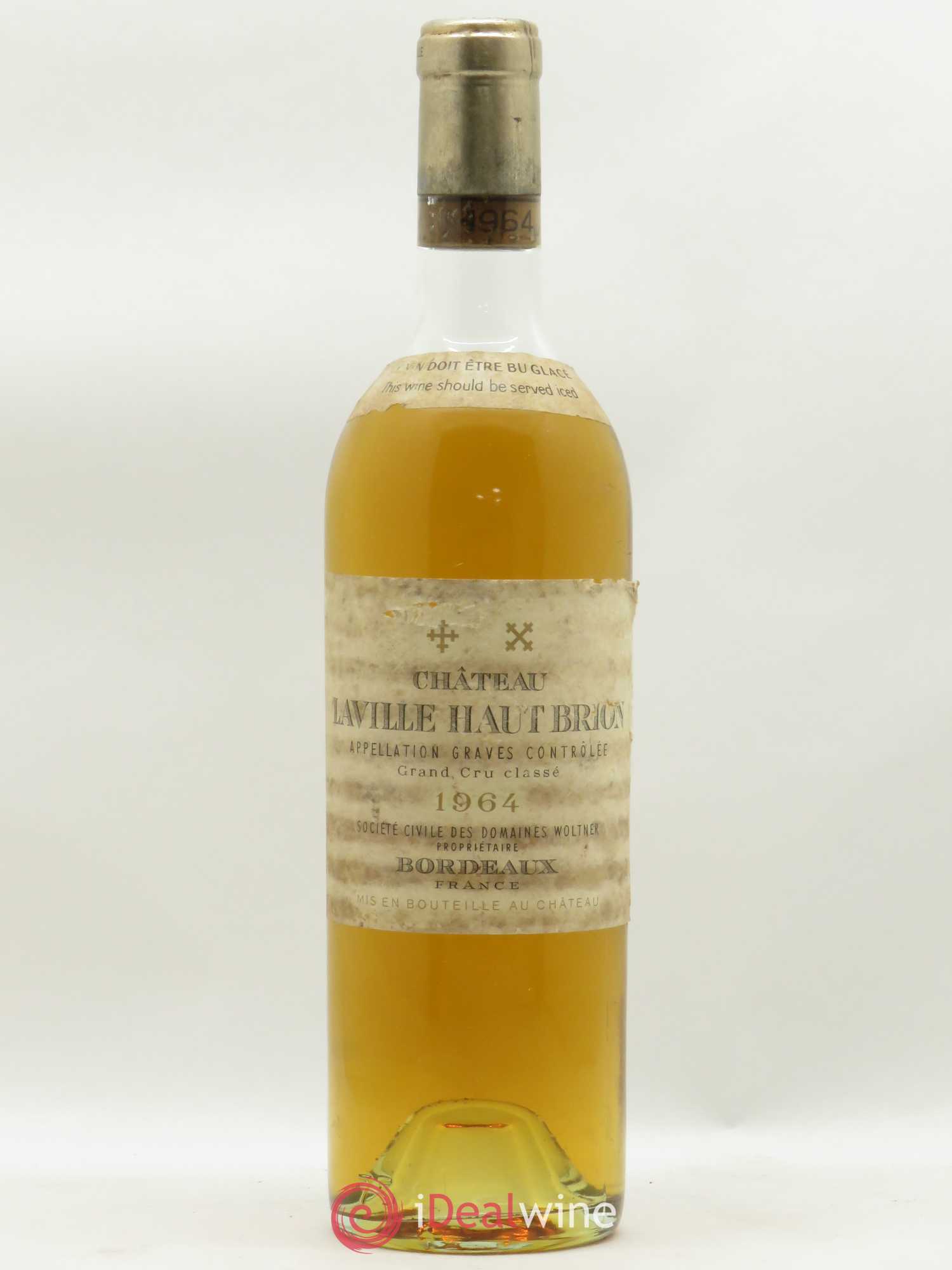 Château Laville Haut-Brion Cru Classé de Graves (sans prix de réserve) 1964 - Lot de 1 bouteille - 0