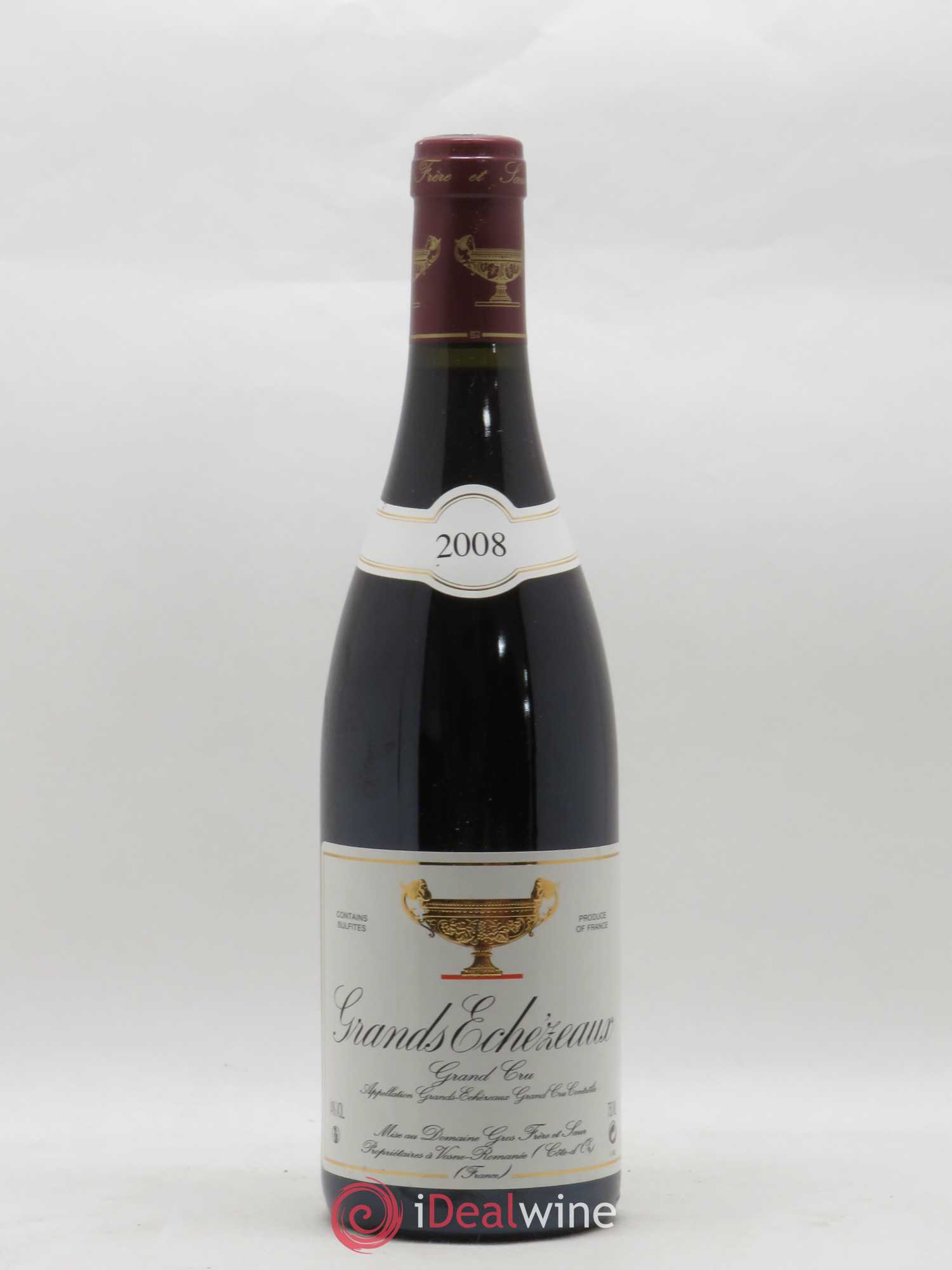 Grands-Echezeaux Grand Cru Gros Frère & Soeur 2008 - Lot de 1 bouteille - 0