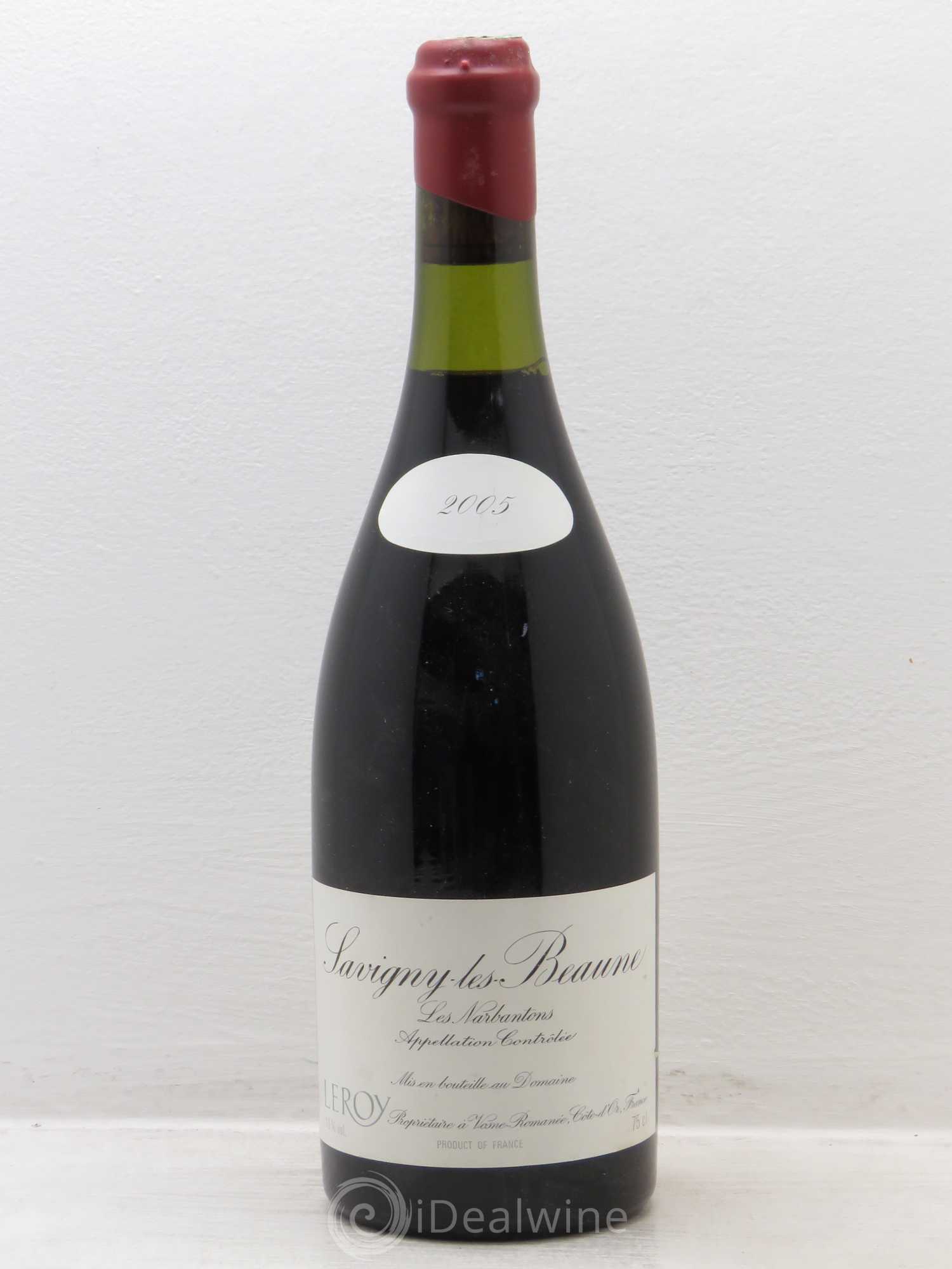 Savigny-lès-Beaune 1er Cru Les Narbantons Leroy (Domaine) 2005 - Lot de 1 bouteille - 0