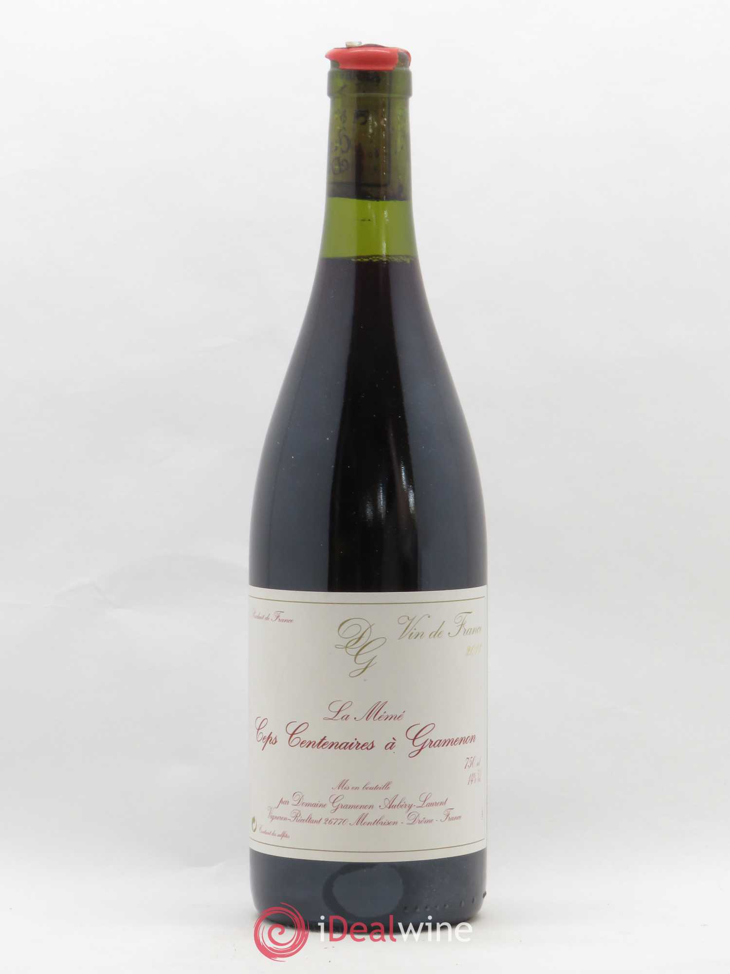 Vin de France La Mémé Ceps Centenaires Gramenon (Domaine) 2011 - Lot de 1 bouteille - 0