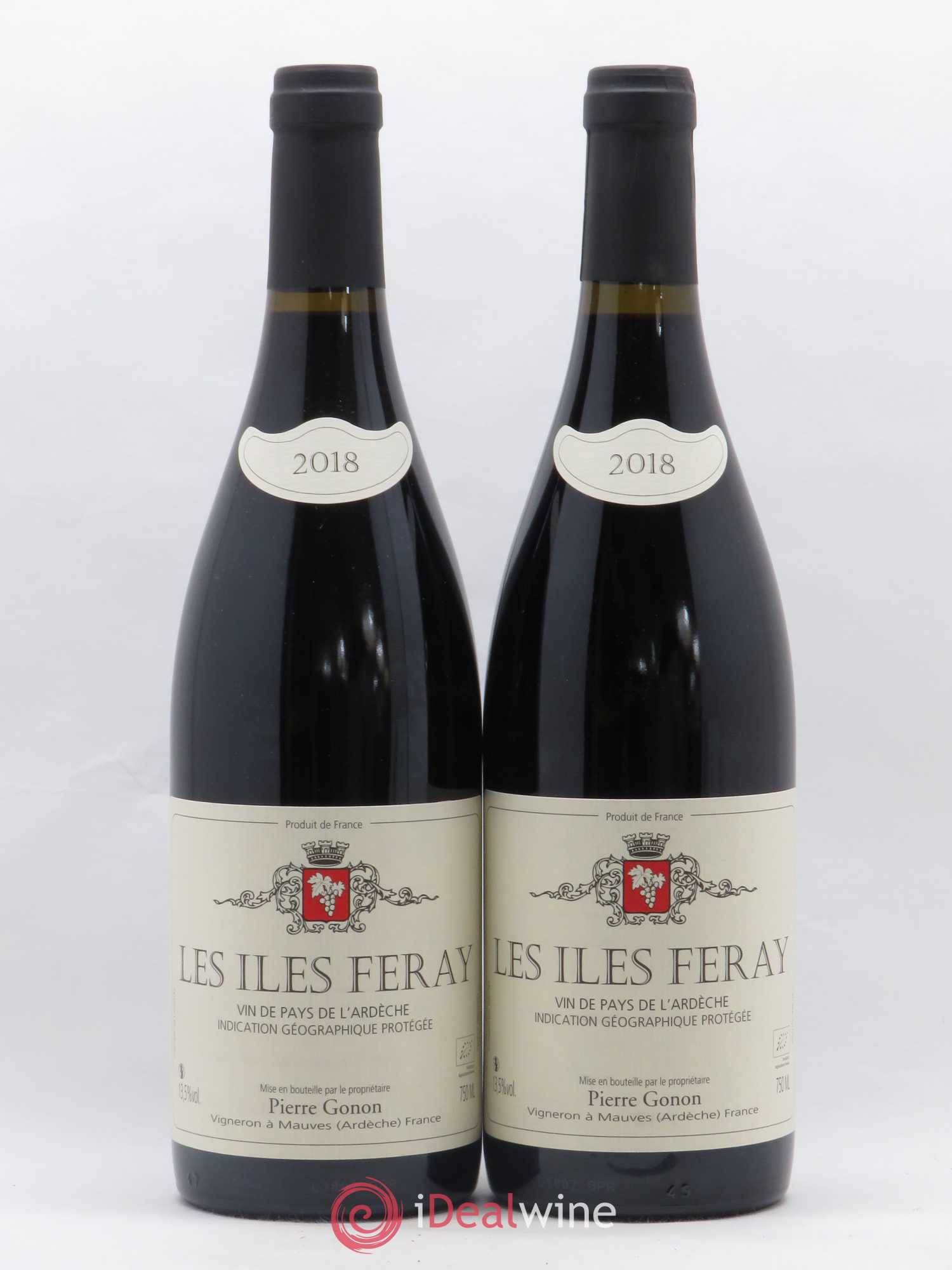 Ardèche Les Iles Feray Gonon (Domaine) 2018 - Lot de 2 bouteilles - 0