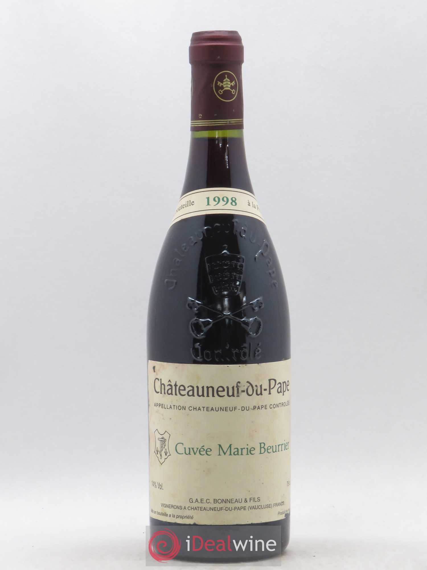 Châteauneuf-du-Pape Marie Beurrier Henri Bonneau & Fils 1998 - Lot de 1 bouteille - 0