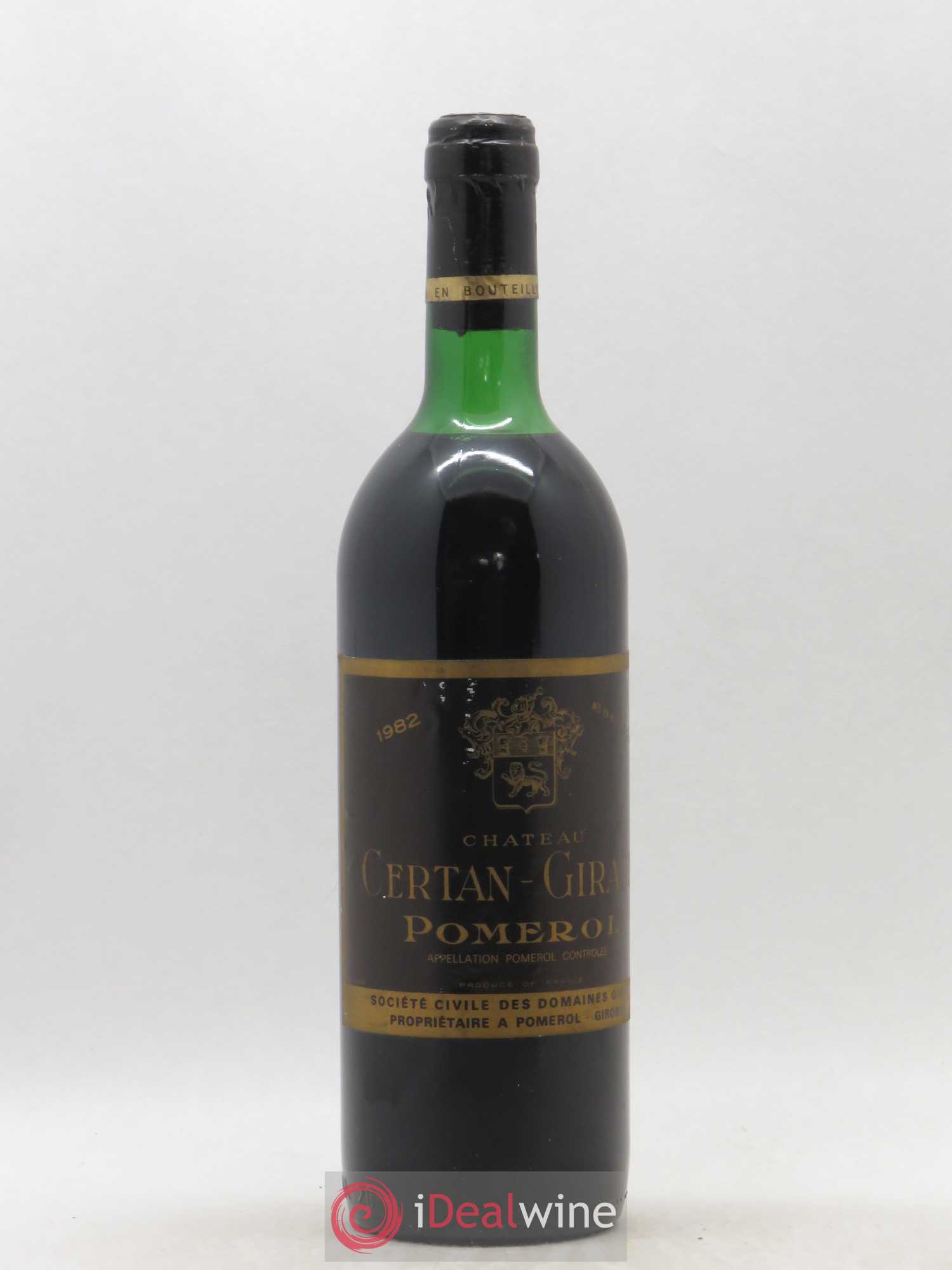 Château Certan Giraud 1982 - Lot de 1 bouteille - 0