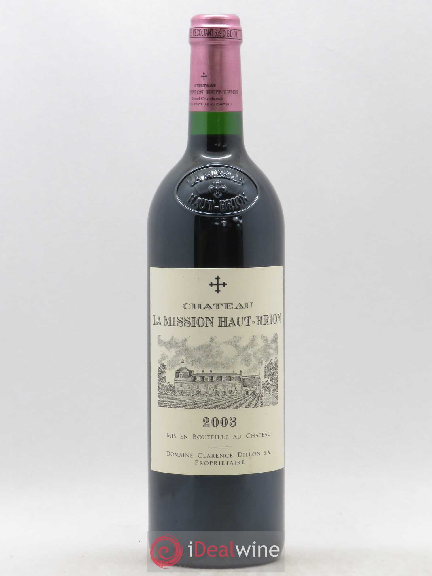 Château la Mission Haut-Brion Cru Classé de Graves 2003 - Lot de 1 bouteille - 0