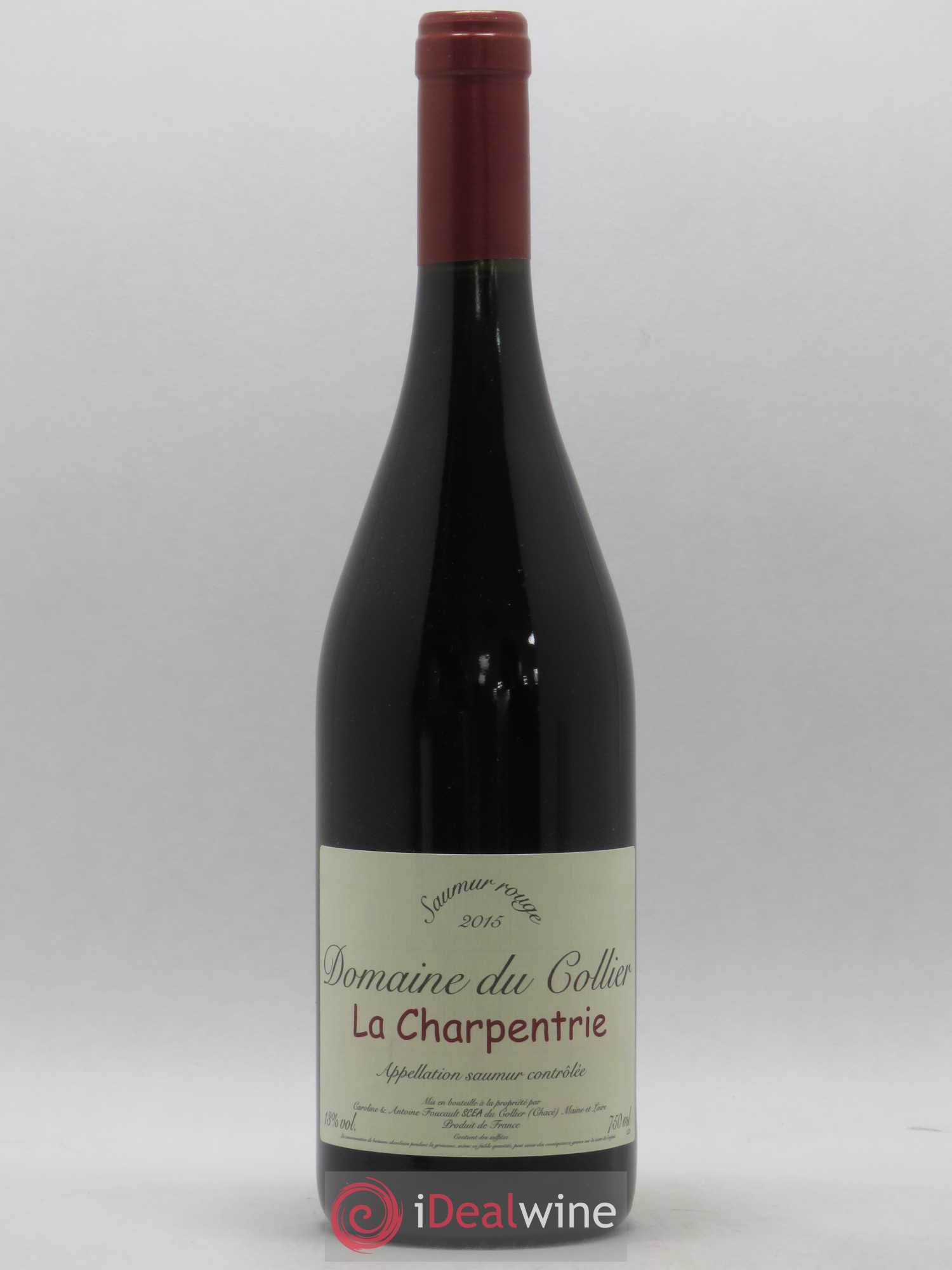 Saumur La Charpentrie Domaine du Collier 2015 - Lot de 1 bouteille - 0