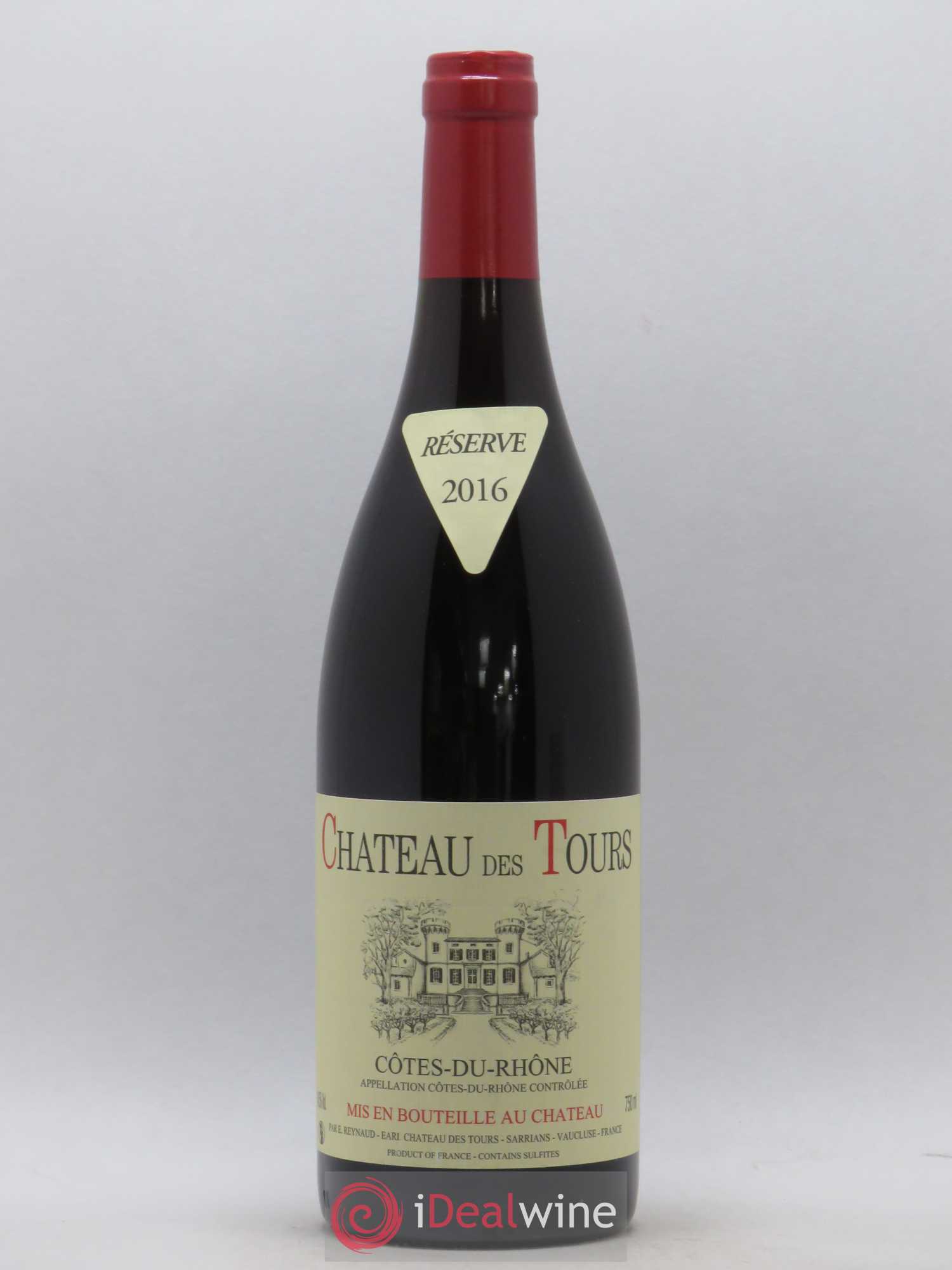 Côtes-du-Rhône Château des Tours Emmanuel Reynaud (sans prix de réserve) 2016 - Lot de 1 bouteille - 0