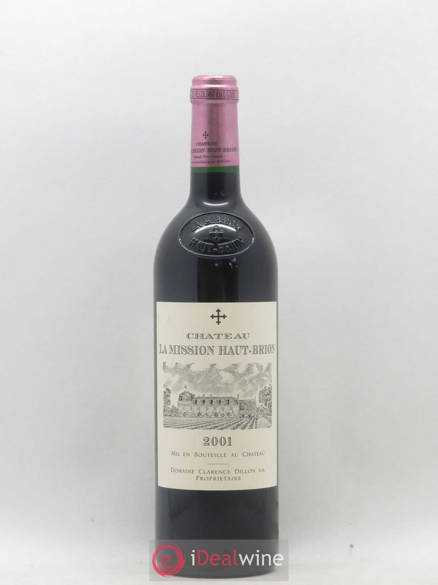 Château la Mission Haut-Brion Cru Classé de Graves 2001 - Lot de 1 bouteille - 0