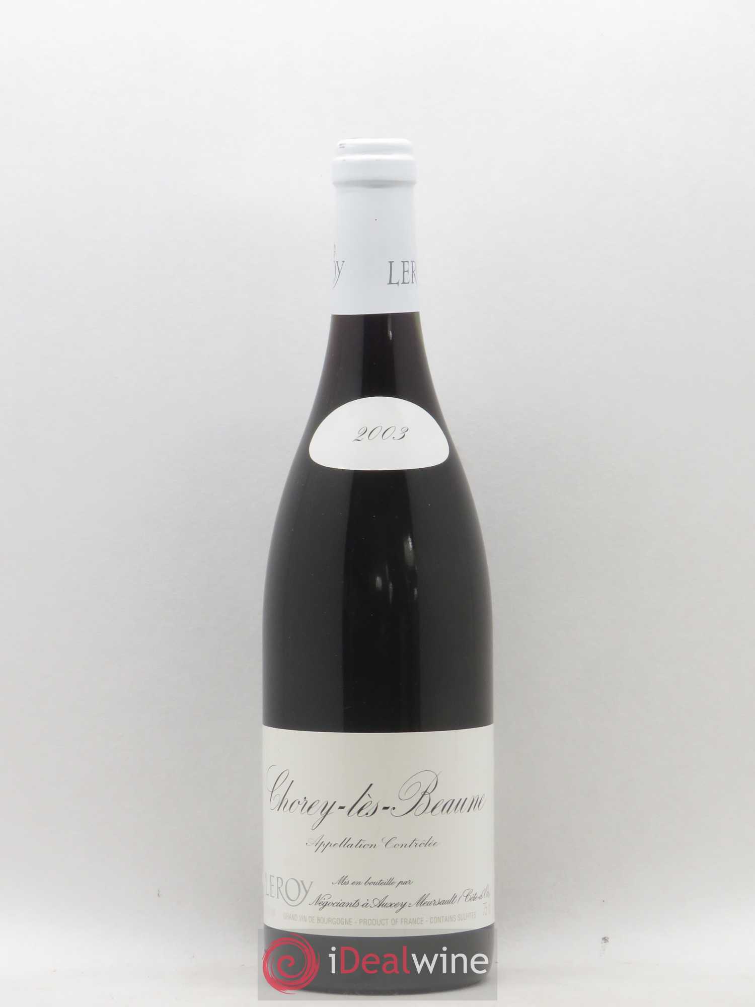 Chorey-lès-Beaune Leroy SA 2003 - Lot de 1 bouteille - 0