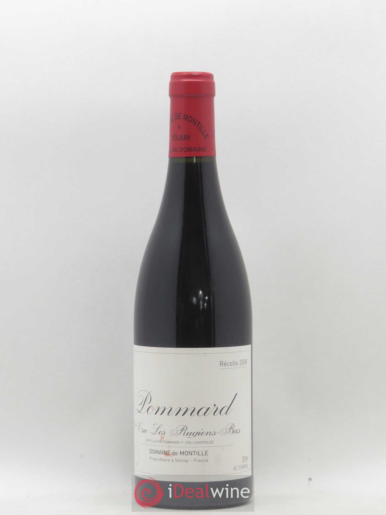 Pommard 1er Cru Les Rugiens-bas De Montille (Domaine) 2008 - Lot de 1 bouteille - 1
