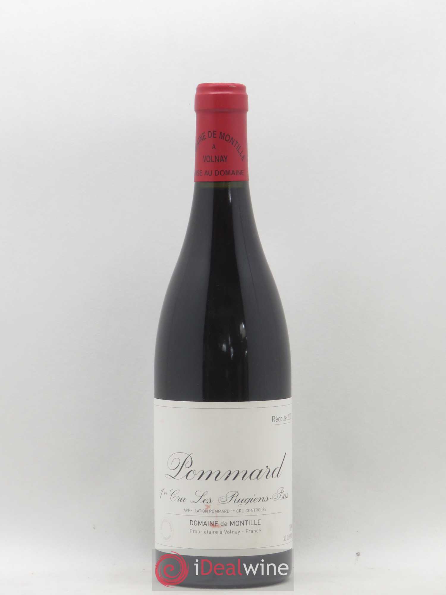 Pommard 1er Cru Les Rugiens-bas De Montille (Domaine) 2008 - Lot de 1 bouteille - 0