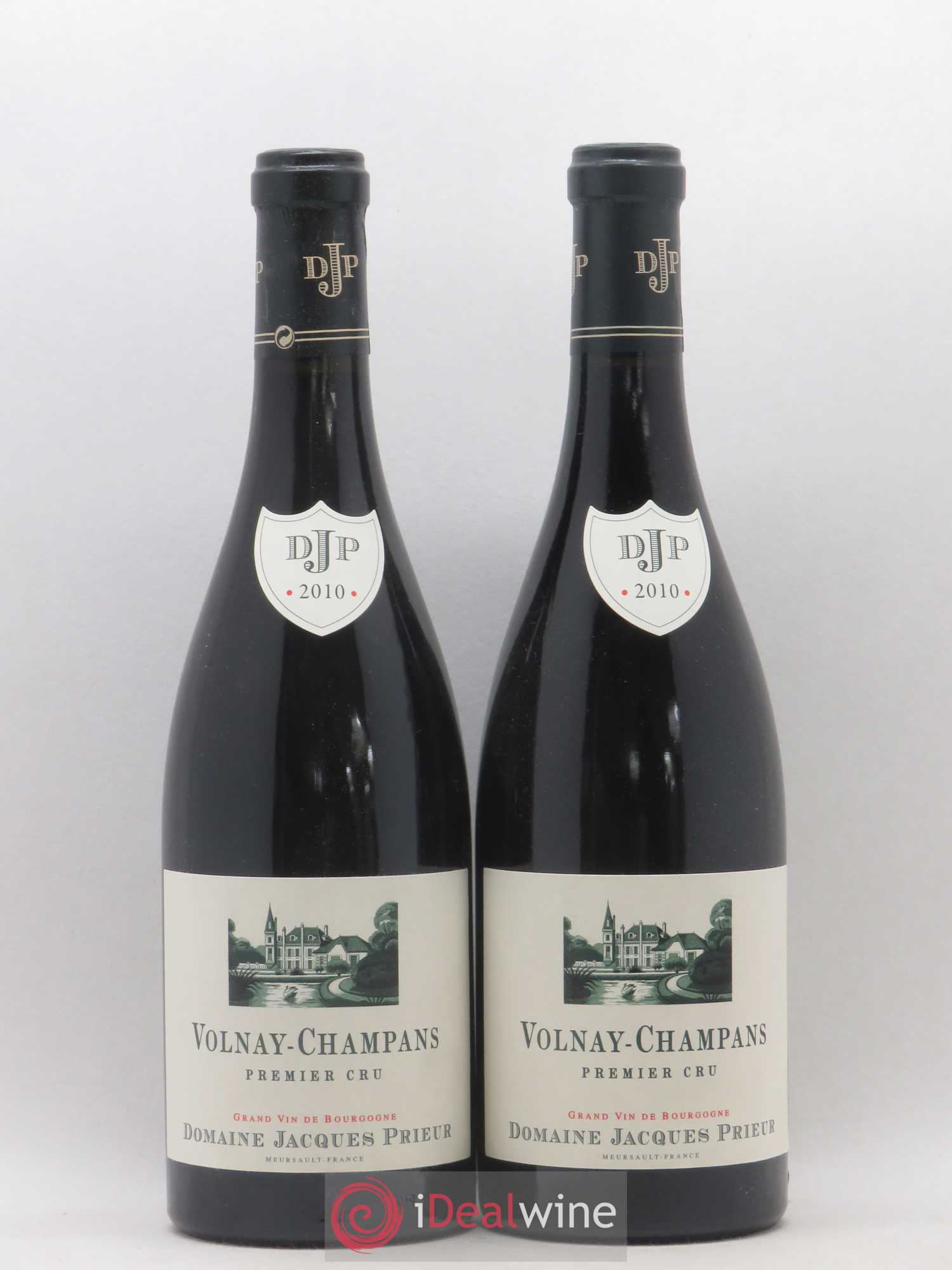 Volnay 1er Cru Champans Jacques Prieur (Domaine) 2010 - Lot de 2 bouteilles - 0