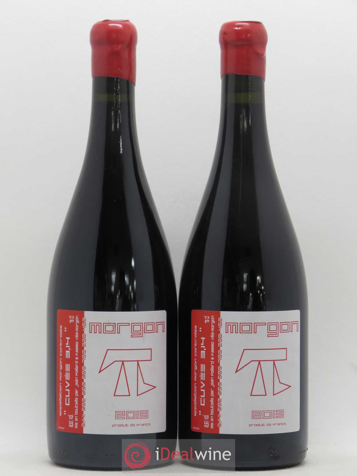 Morgon 3.14 Jean Foillard 2013 - Lot de 2 bouteilles - 0