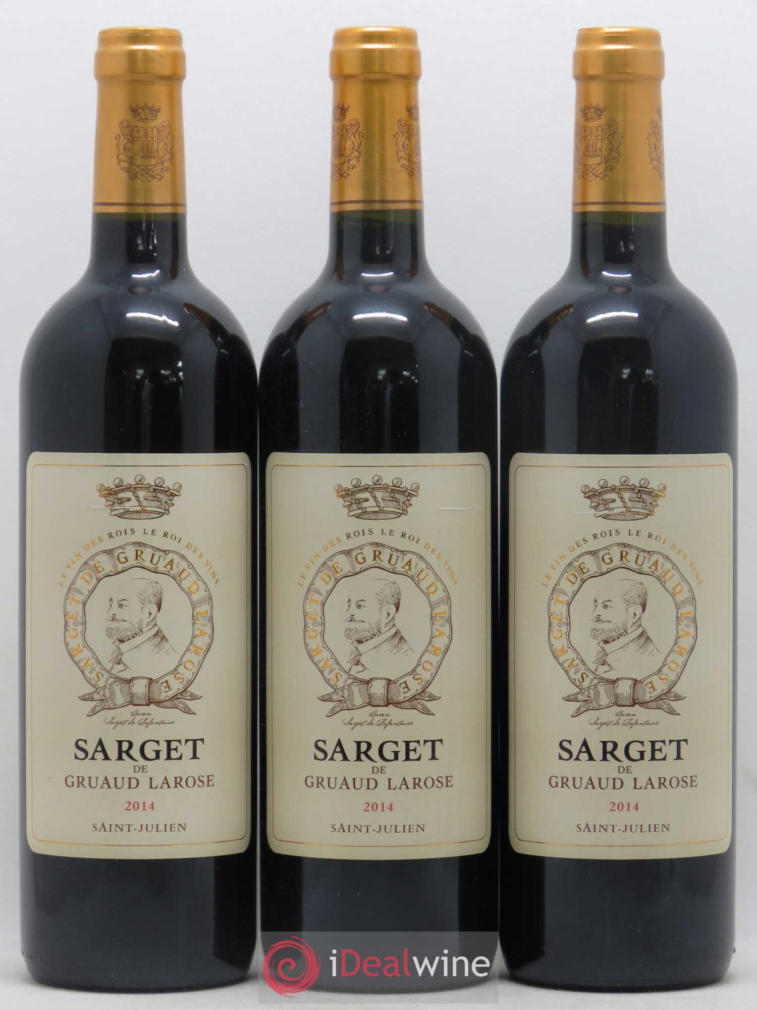 Sarget de Gruaud Larose Second Vin 2014 - Lot de 3 bouteilles - 0