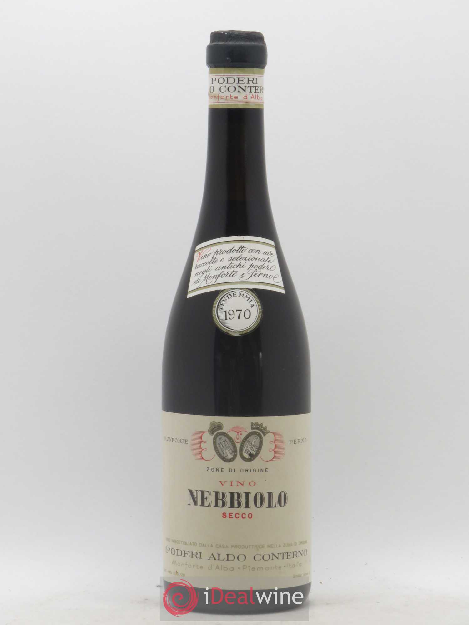 Nebbiolo Poderi Aldo Conterno (sans prix de réserve) 1970 - Posten von 1 Flasche - 0